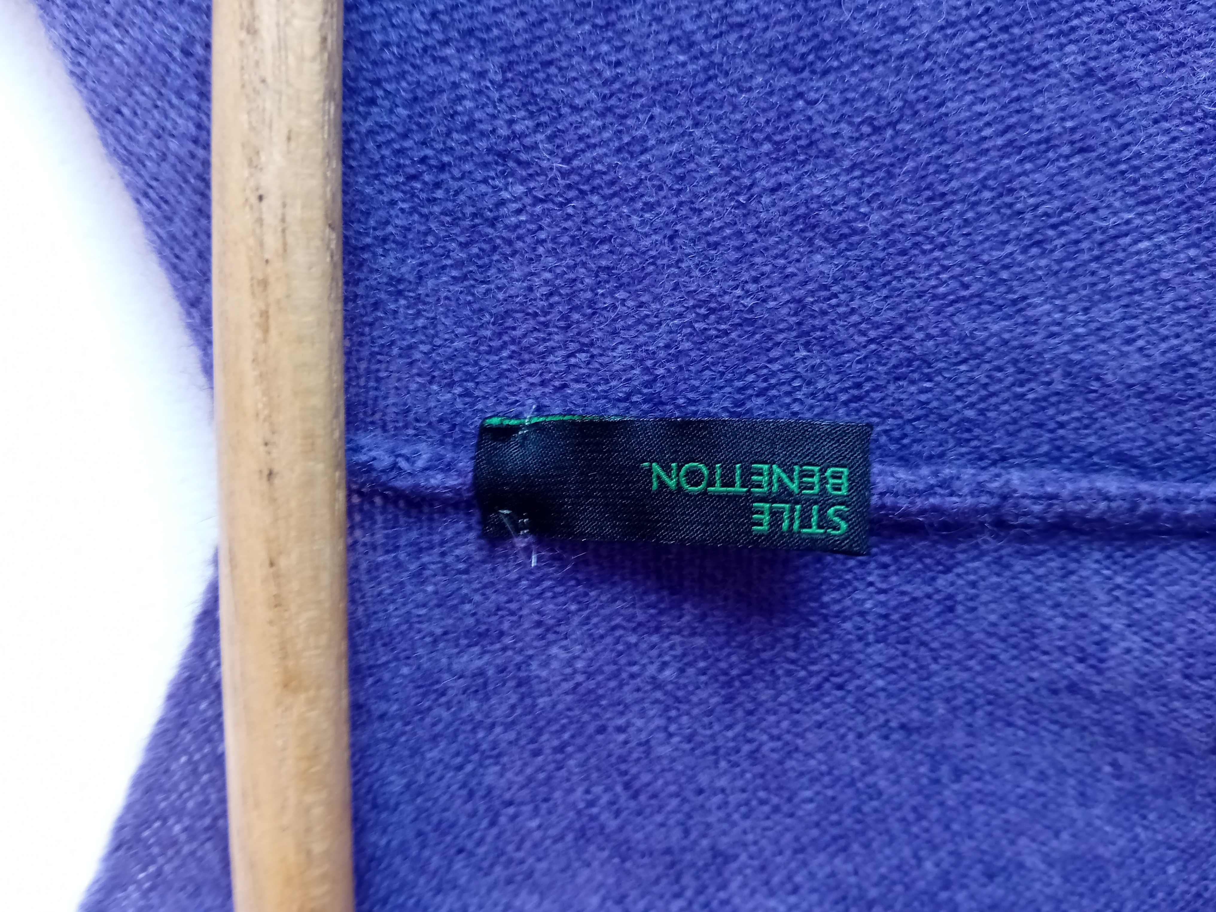 Cardigan cache-coeur violet Benetton