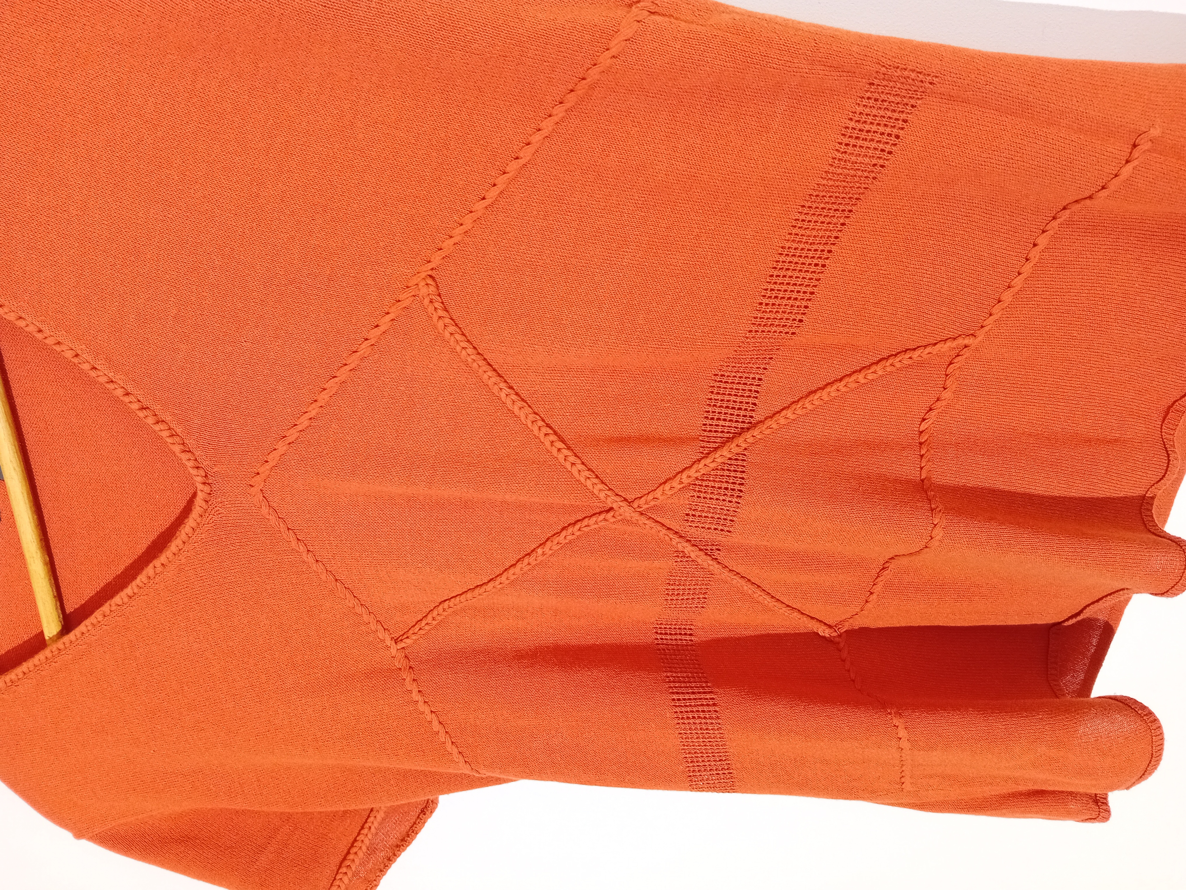 Top En Maille Orange Xandres
