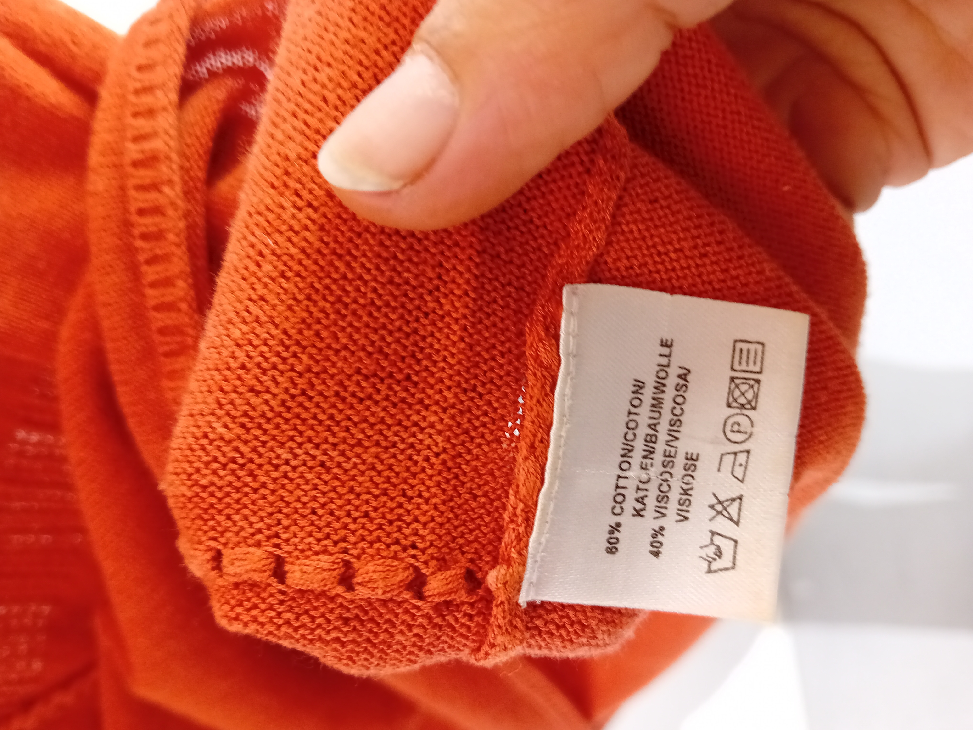 Top En Maille Orange Xandres