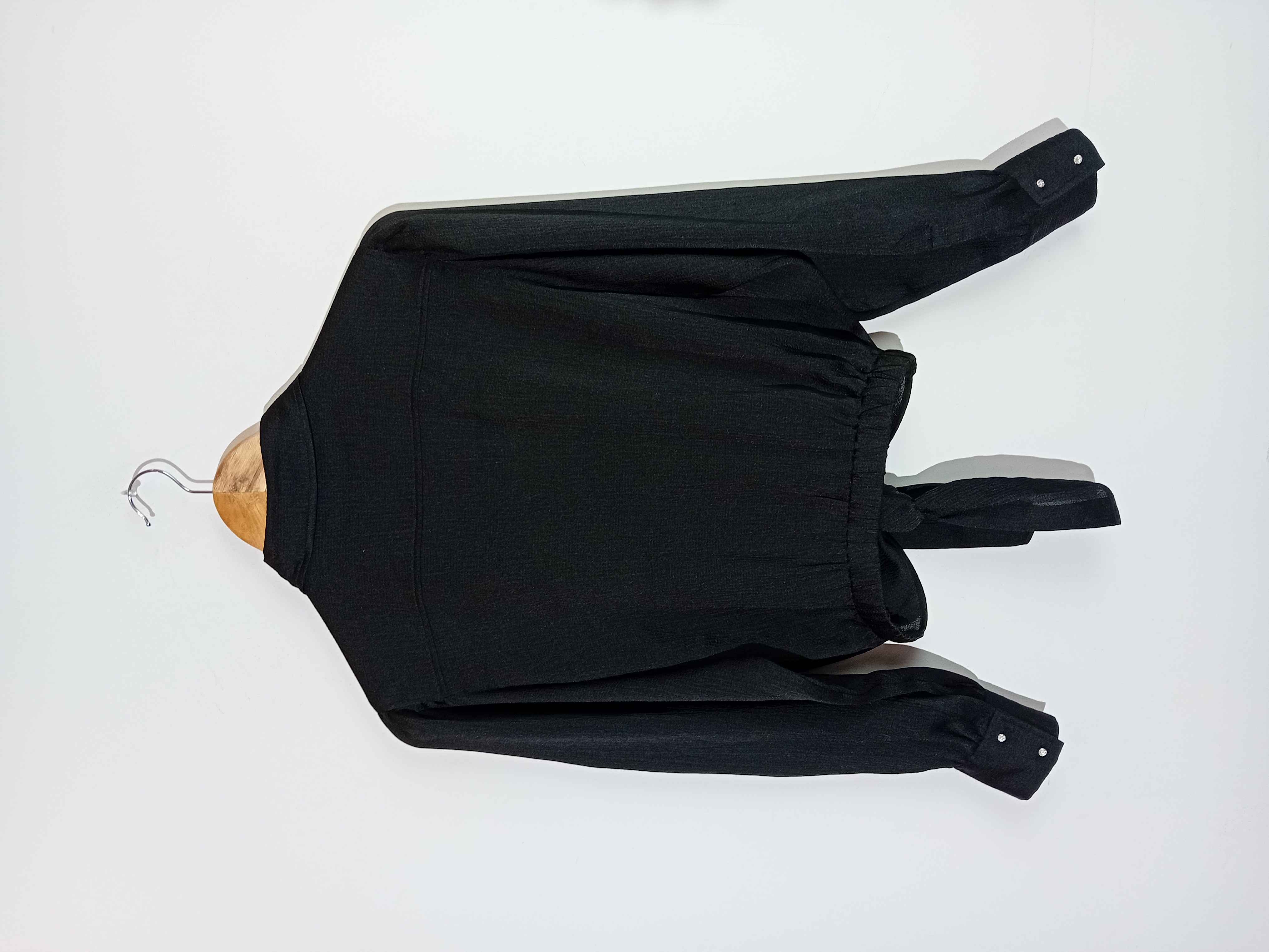 Blouse Fluide Noire Ba&sh Boutons Bijoux