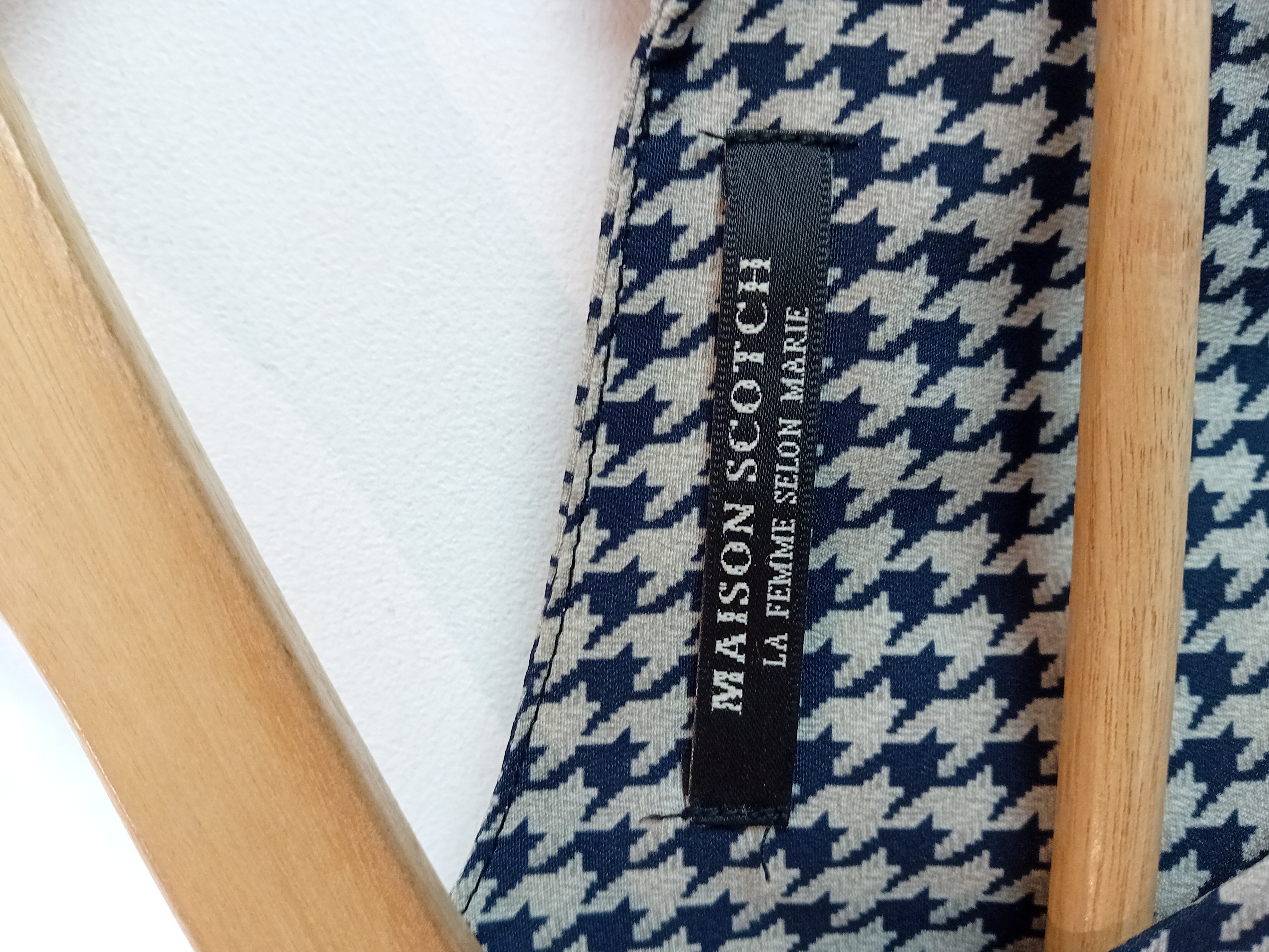 Robe Courte Maison Scotch Pied-de-poule