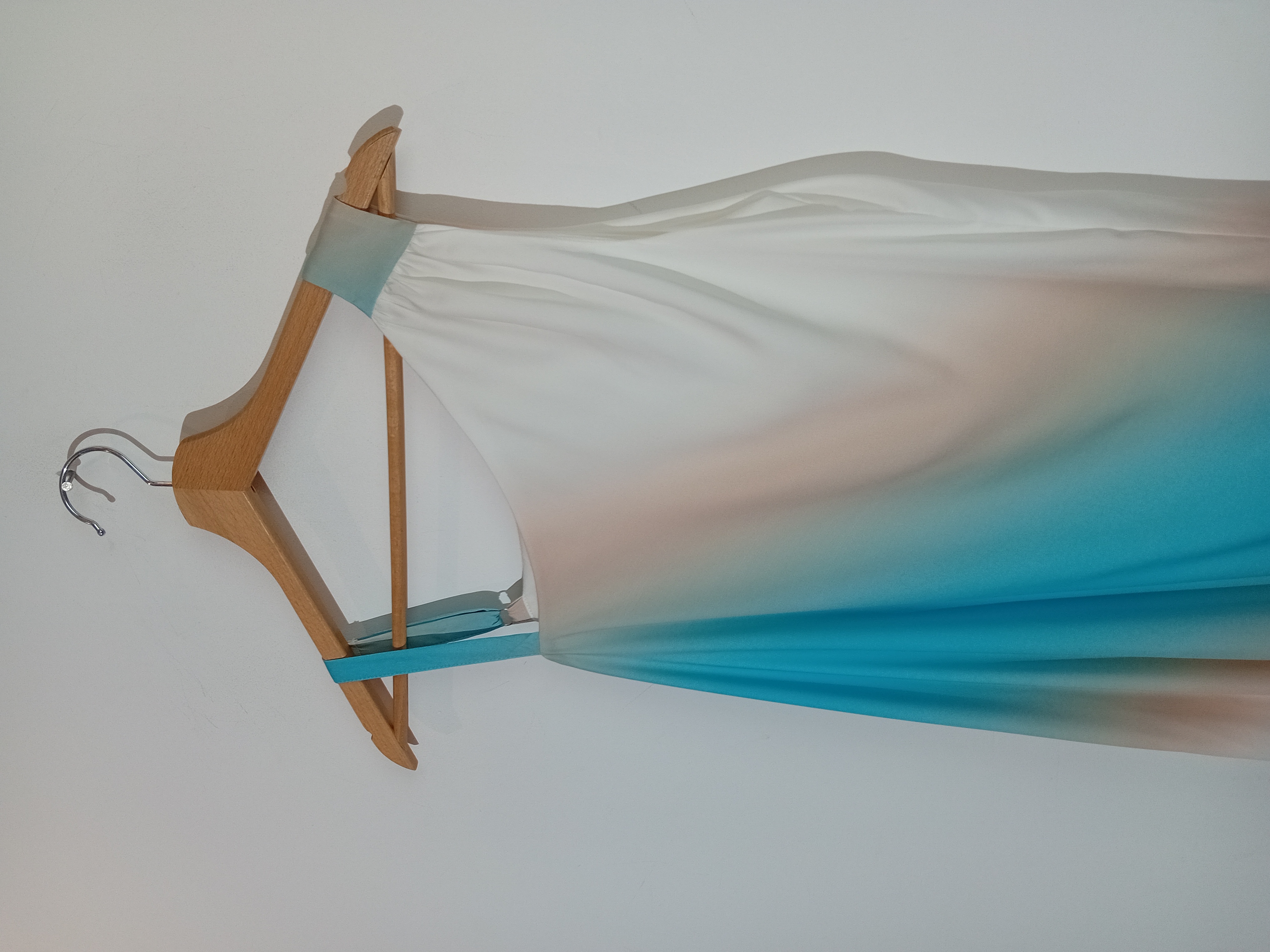 Robe Longue Asymétrique Dégradé Atmosfashion