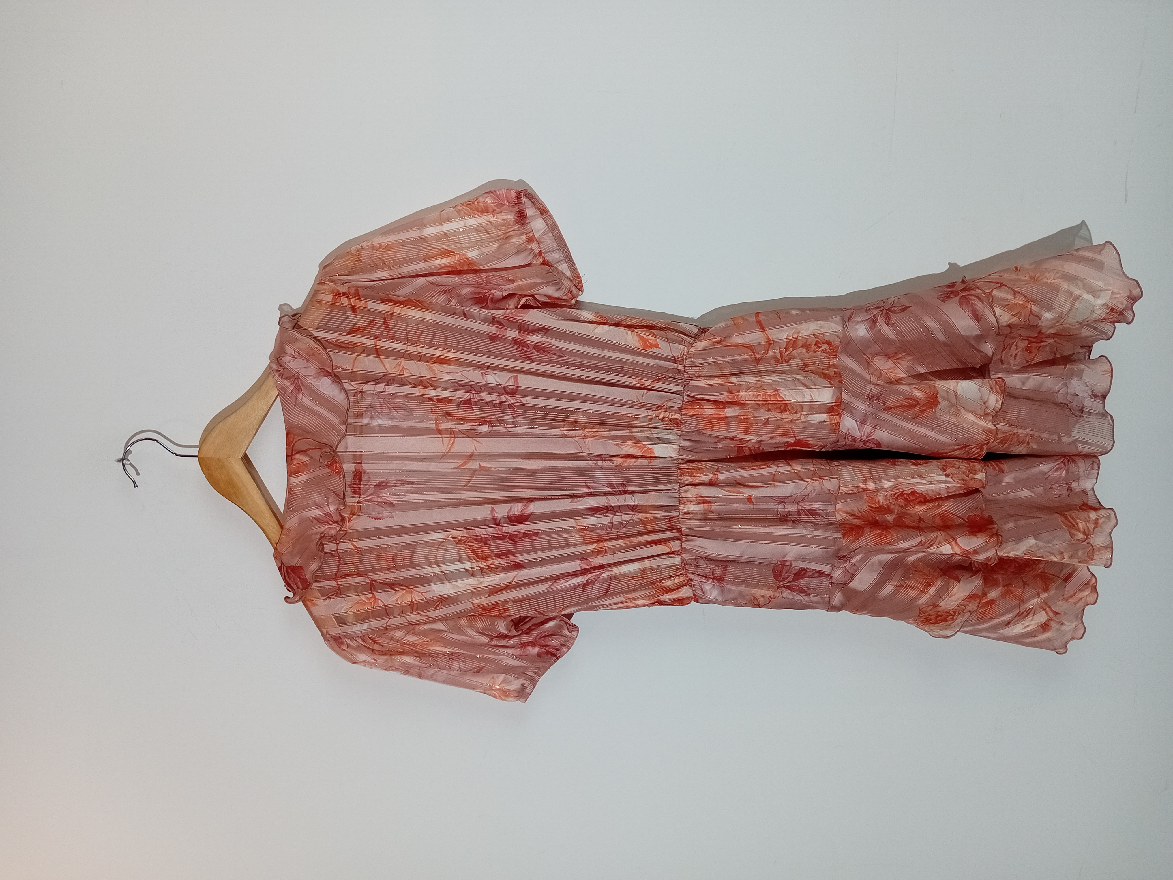 Robe Courte Plissée Fleurs Foudre M
