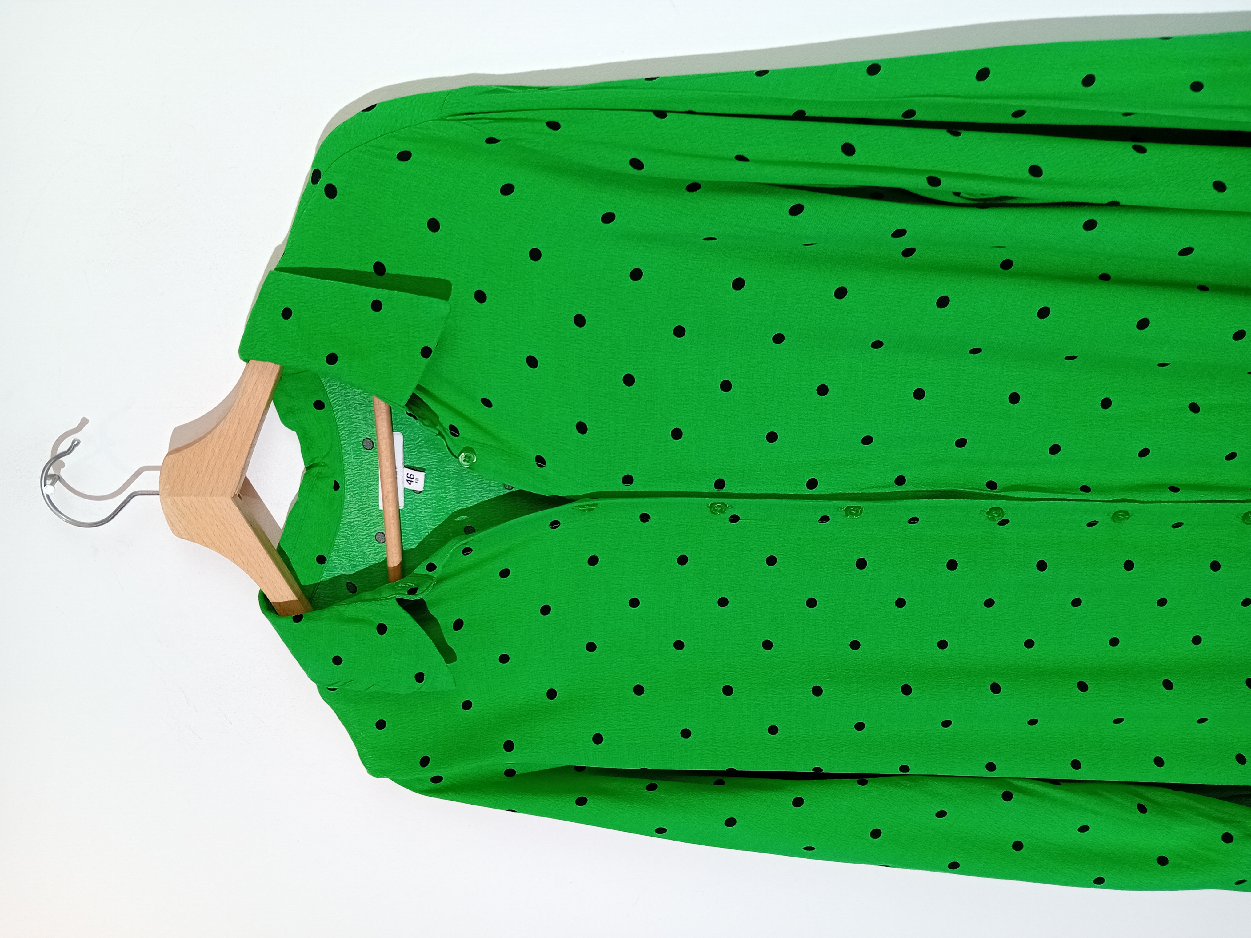 Robe Longue La Redoute Verte Pois Noirs