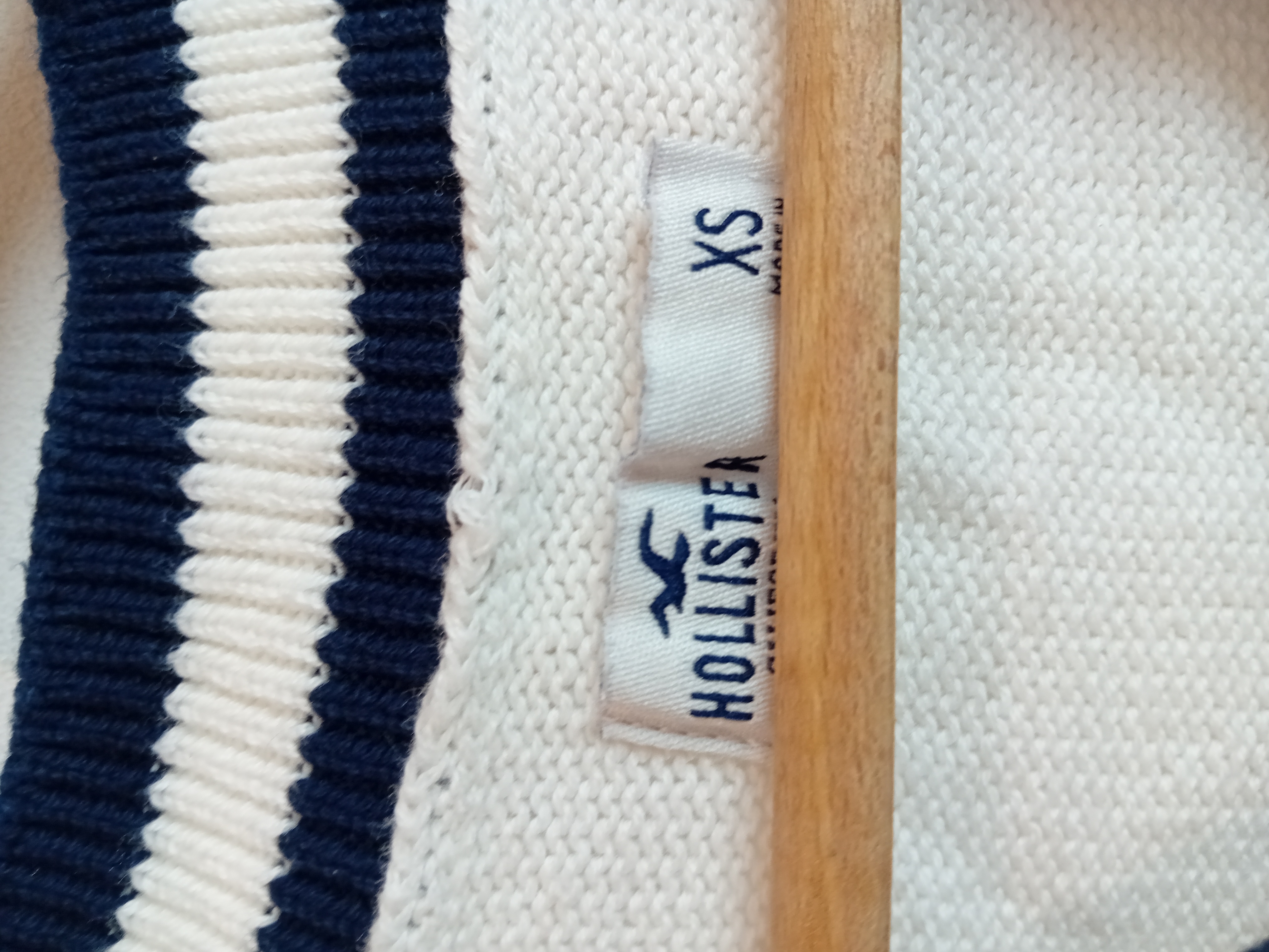 Debardeur Tricot Torsade Hollister Xs