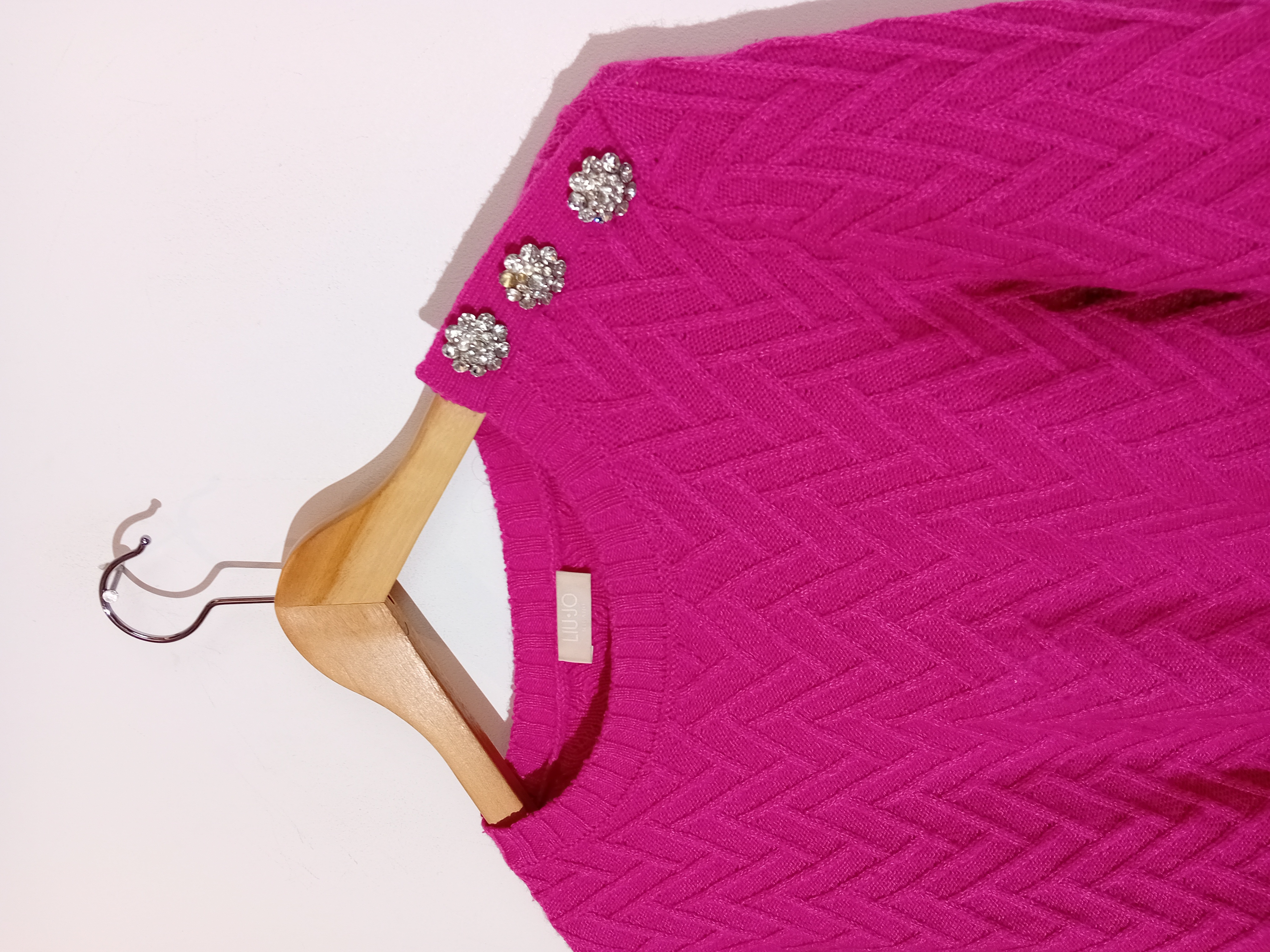 Pull En Maille Fuchsia Liu Jo S
