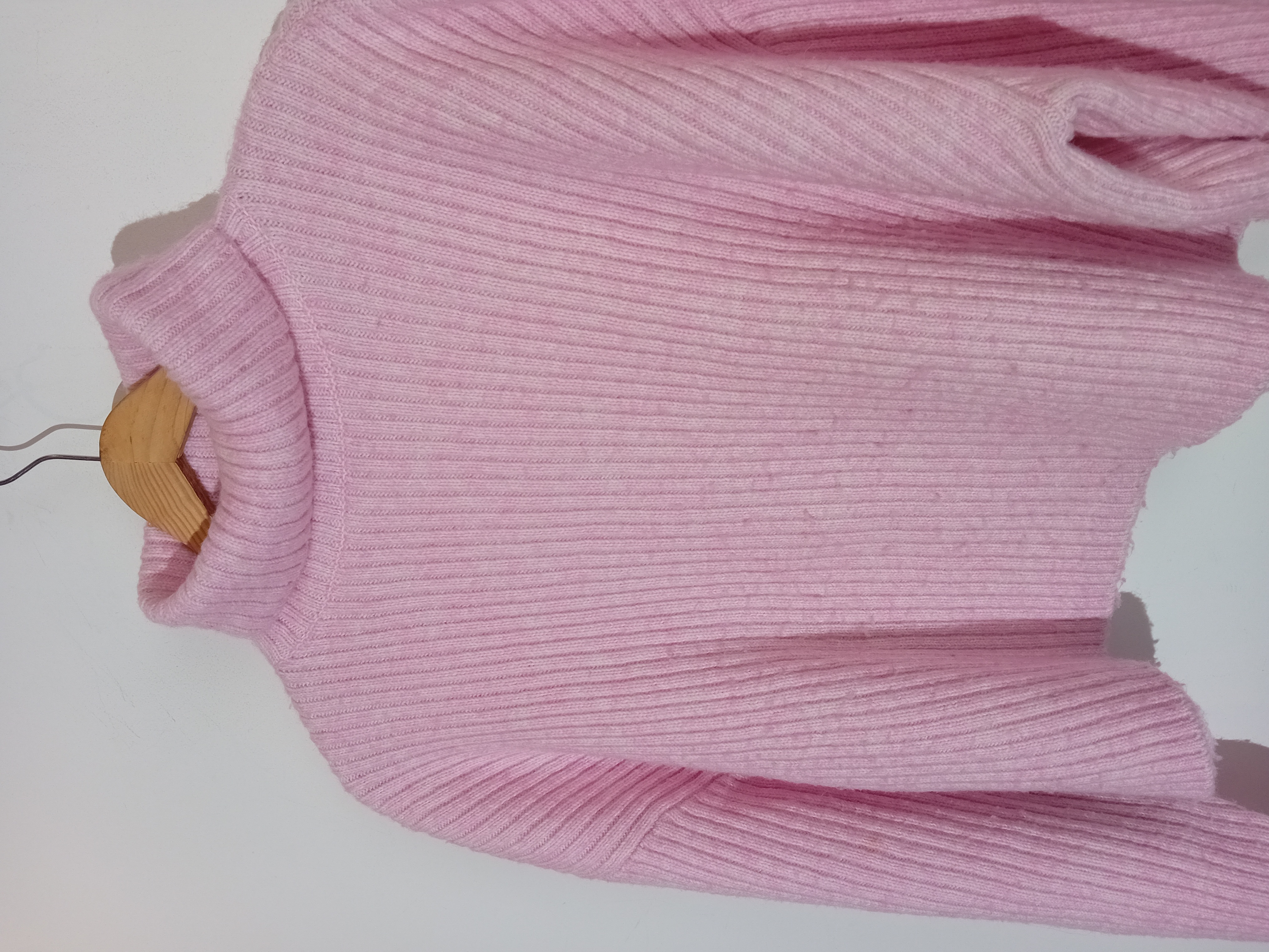 Pull Rose Col Roule Only