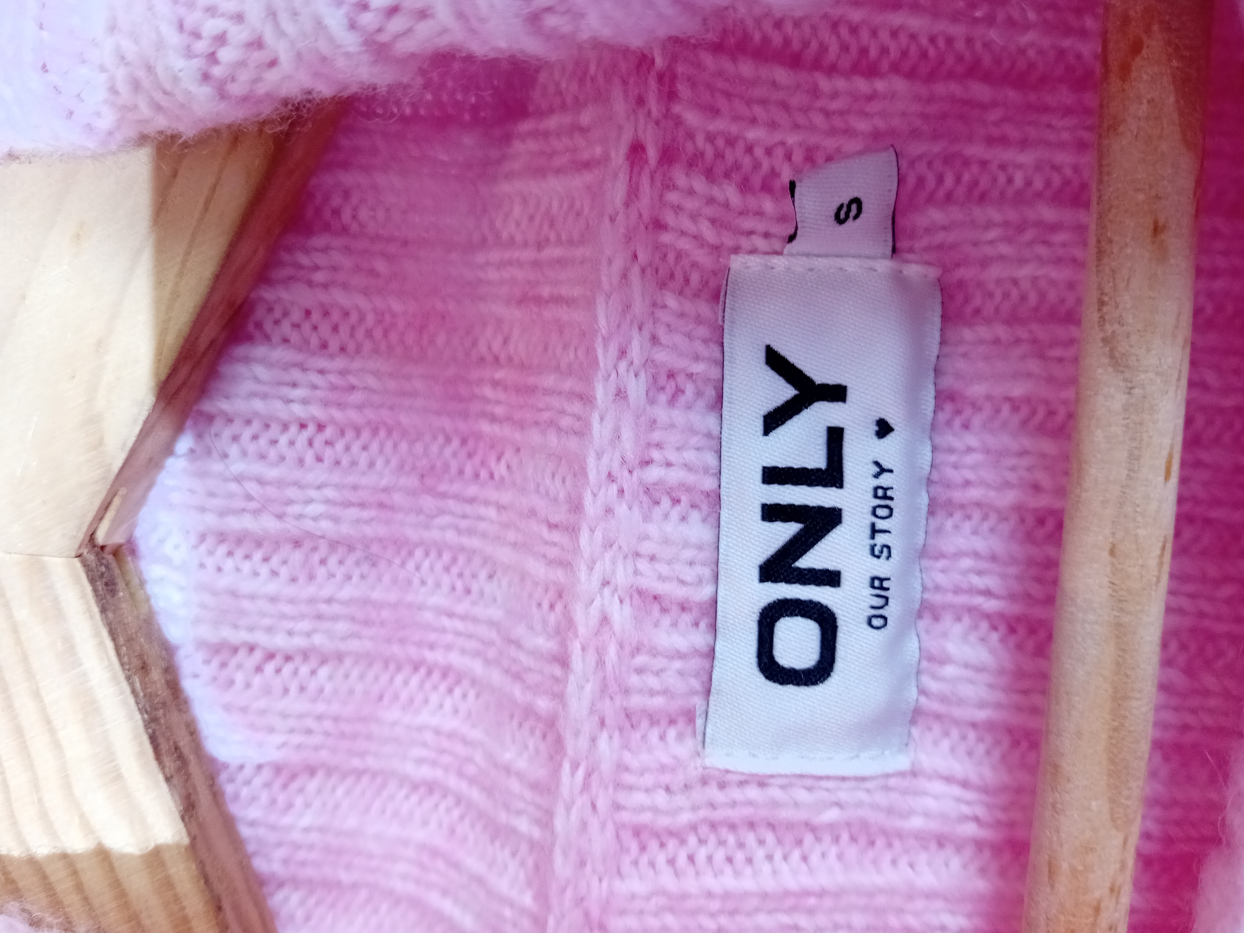 Pull Rose Col Roule Only