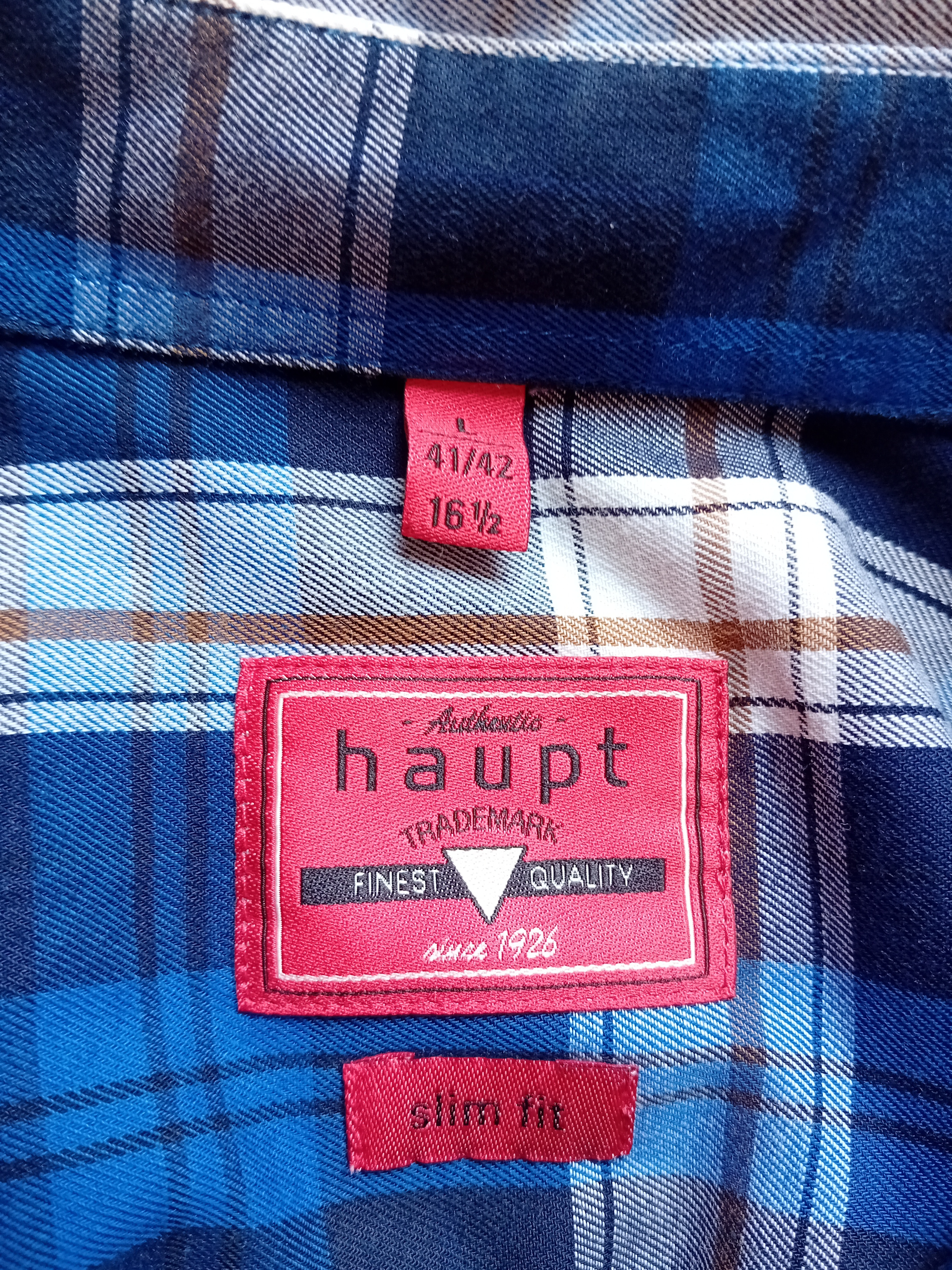 Chemise À Carreaux Haupt