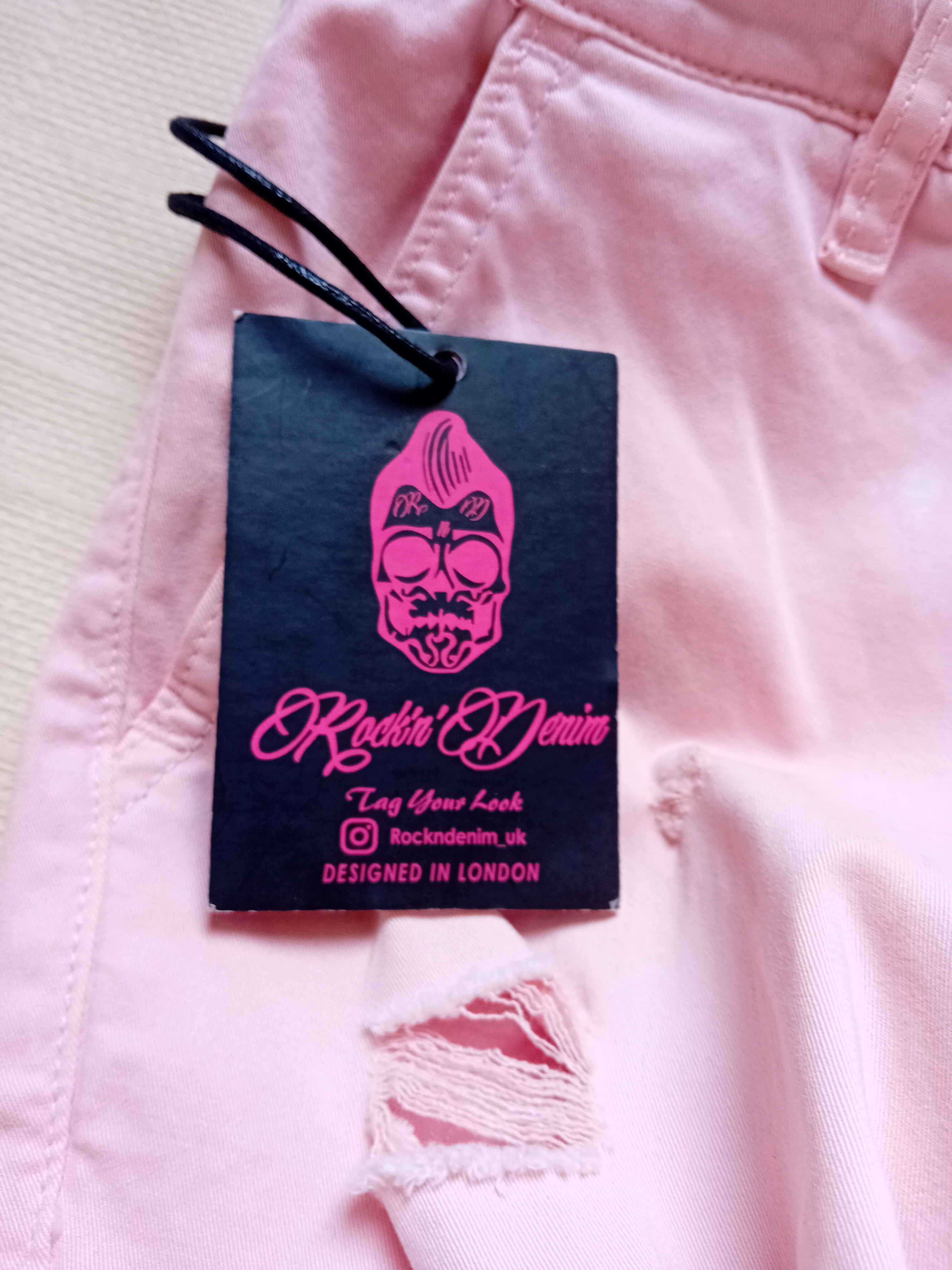 Pantalon Cargo Rose Rock'n'denim