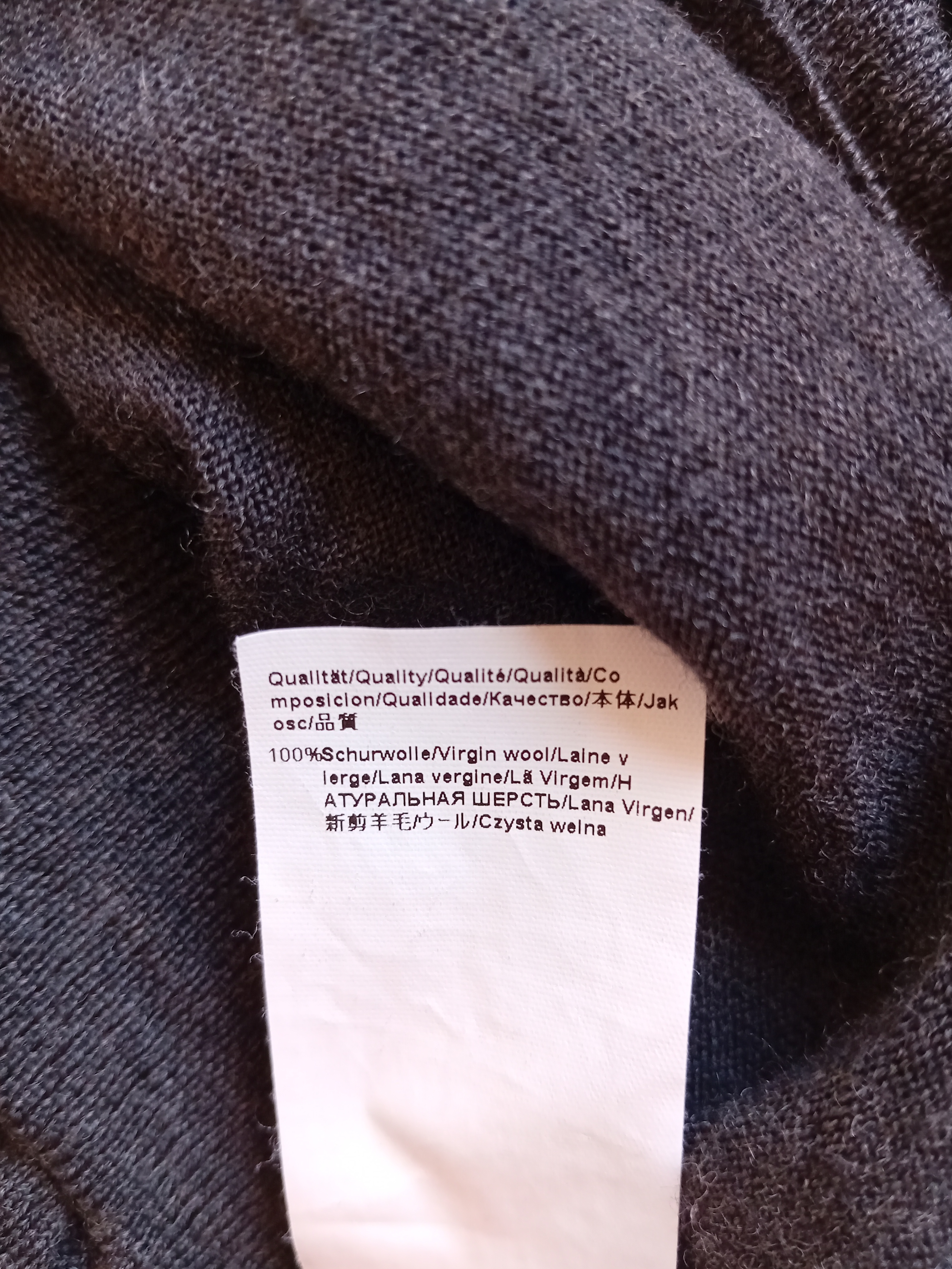 Pull Col Roule Hugo Boss Gris S
