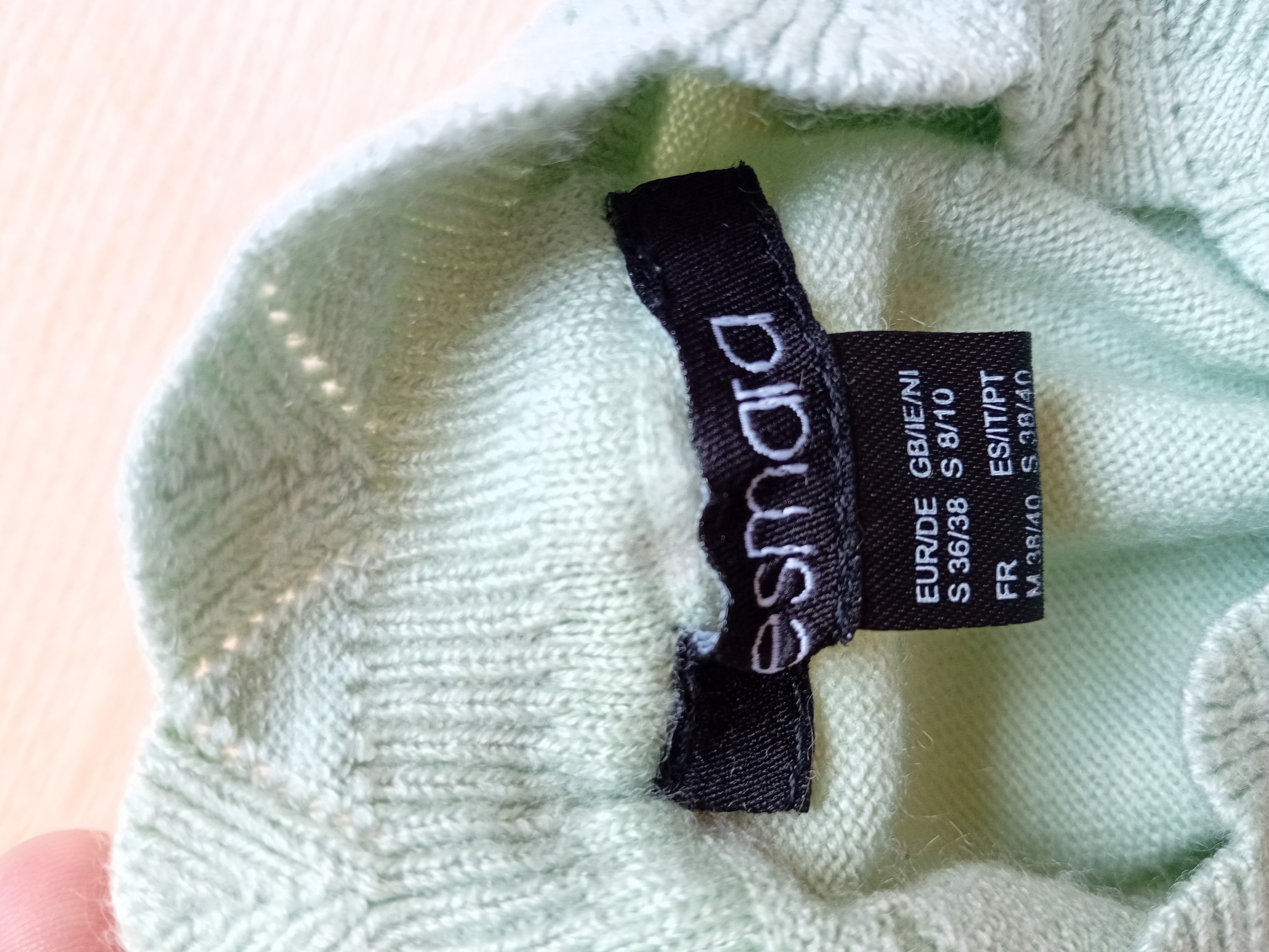 Pull Léger Vert Menthe Esmara