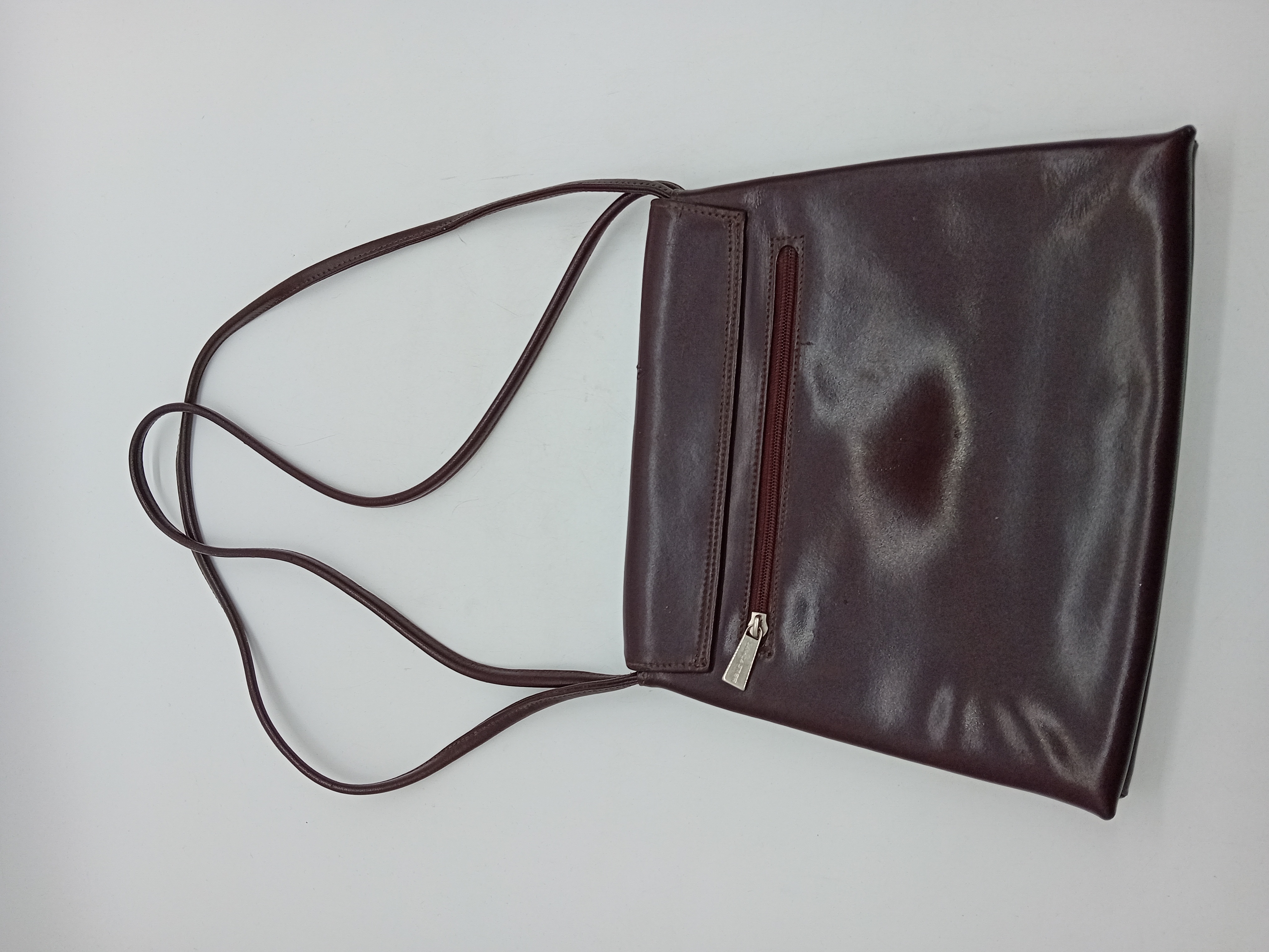 Sac Bandoulière Lancaster En Cuir Marron