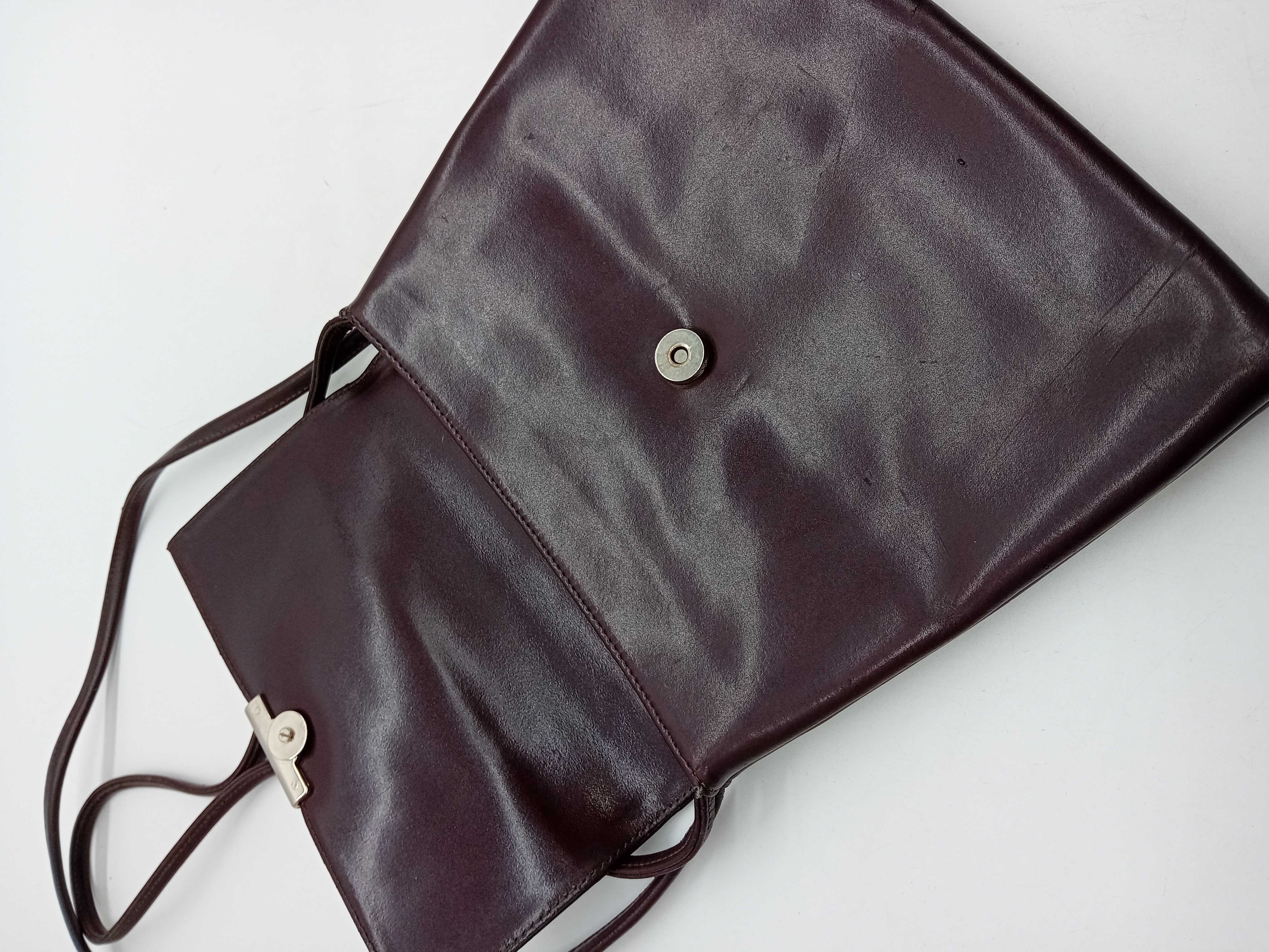Sac Bandoulière Lancaster En Cuir Marron