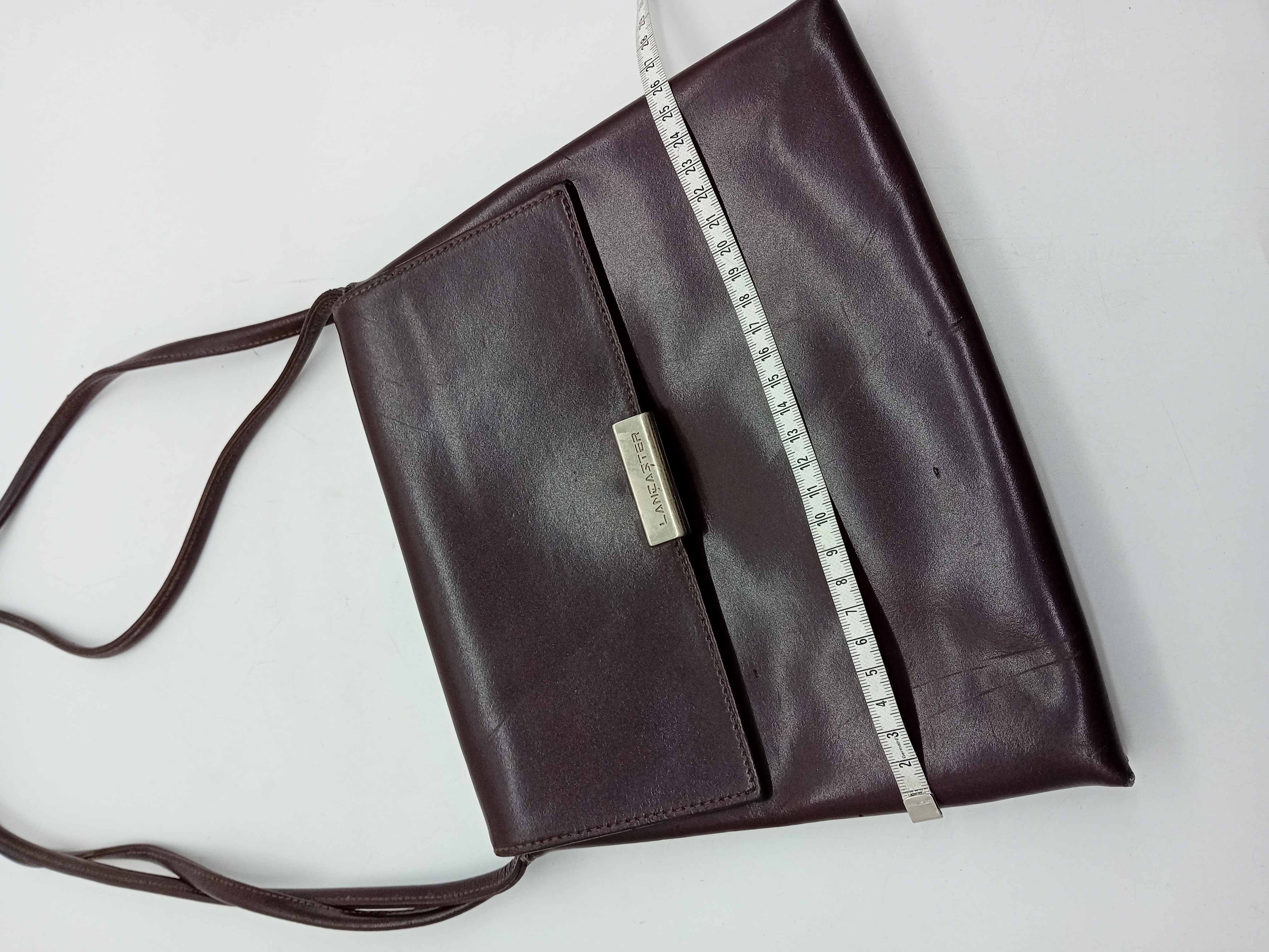 Sac Bandoulière Lancaster En Cuir Marron