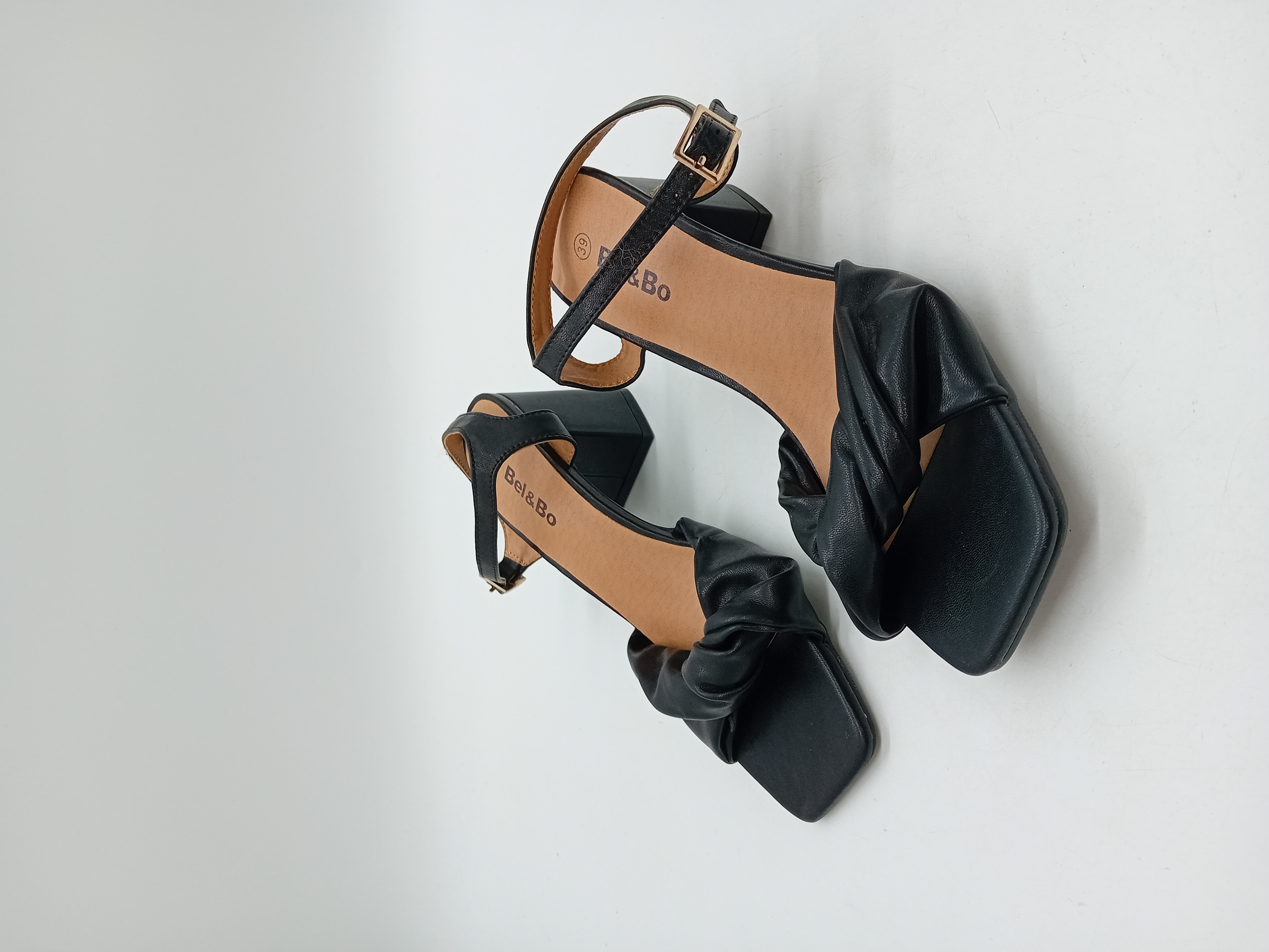 Sandales Talons Noirs Bel&bo 39