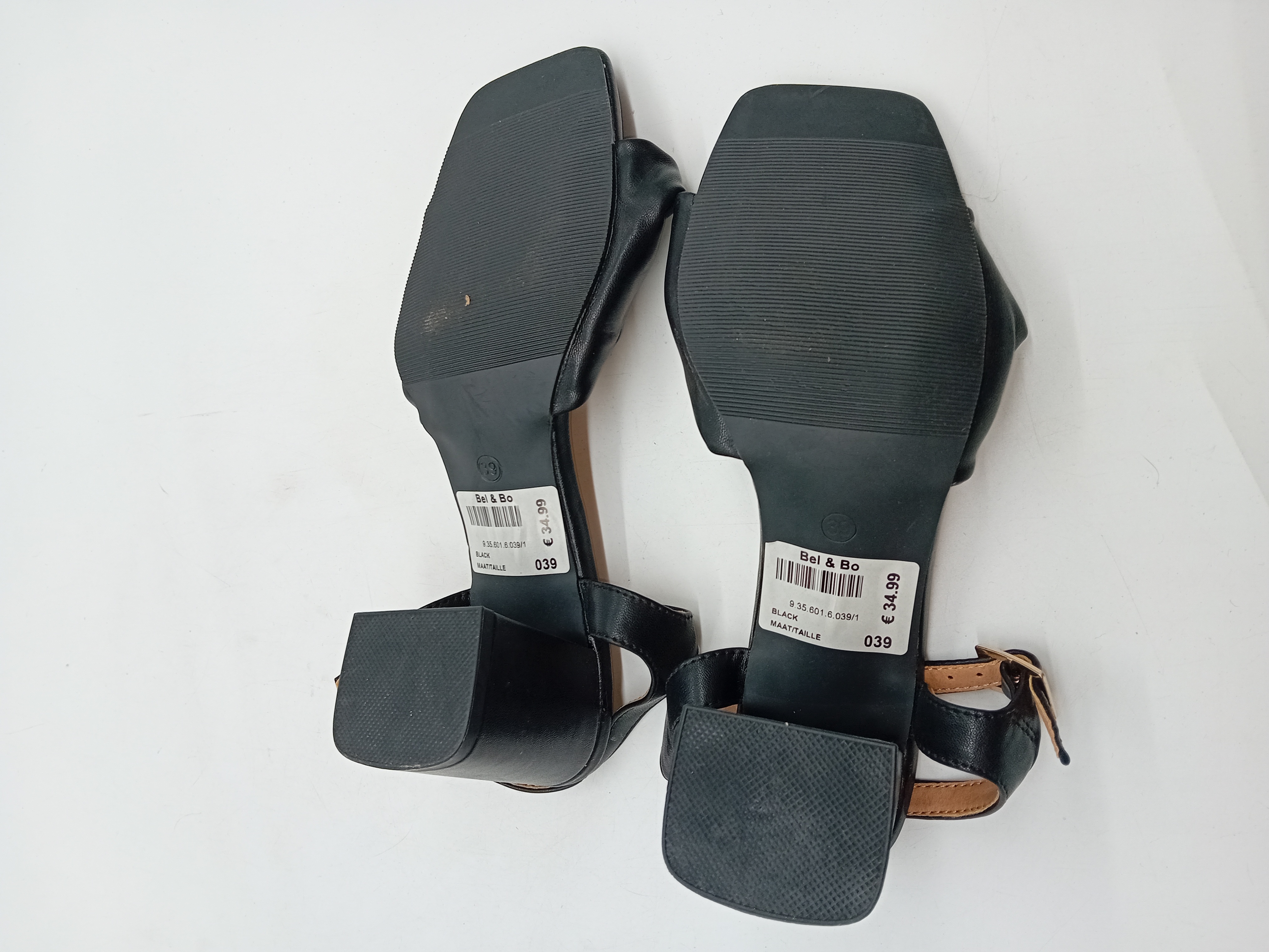 Sandales Talons Noirs Bel&bo 39