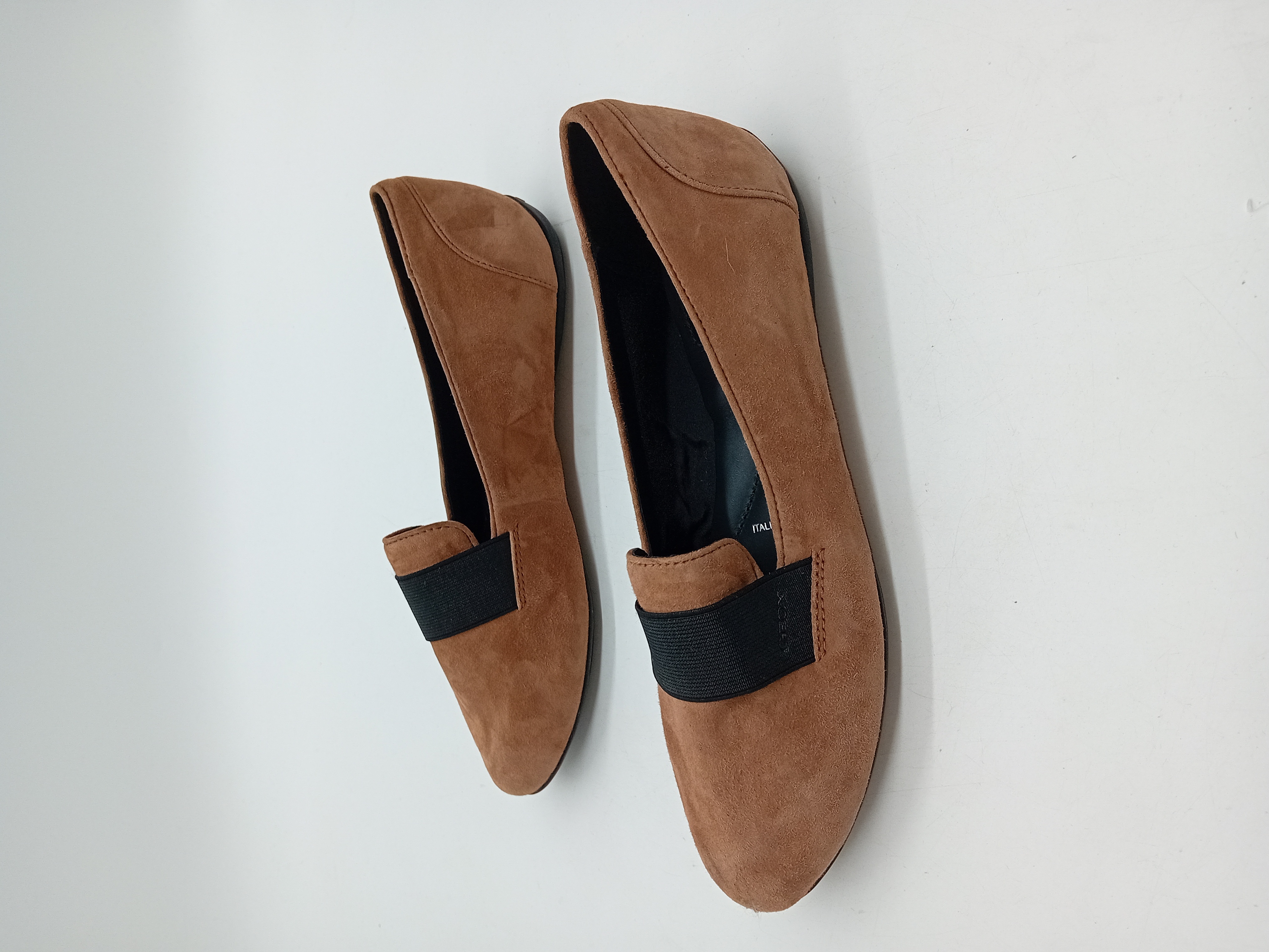 Mocassins Daim Marron Geox Respira 39.5