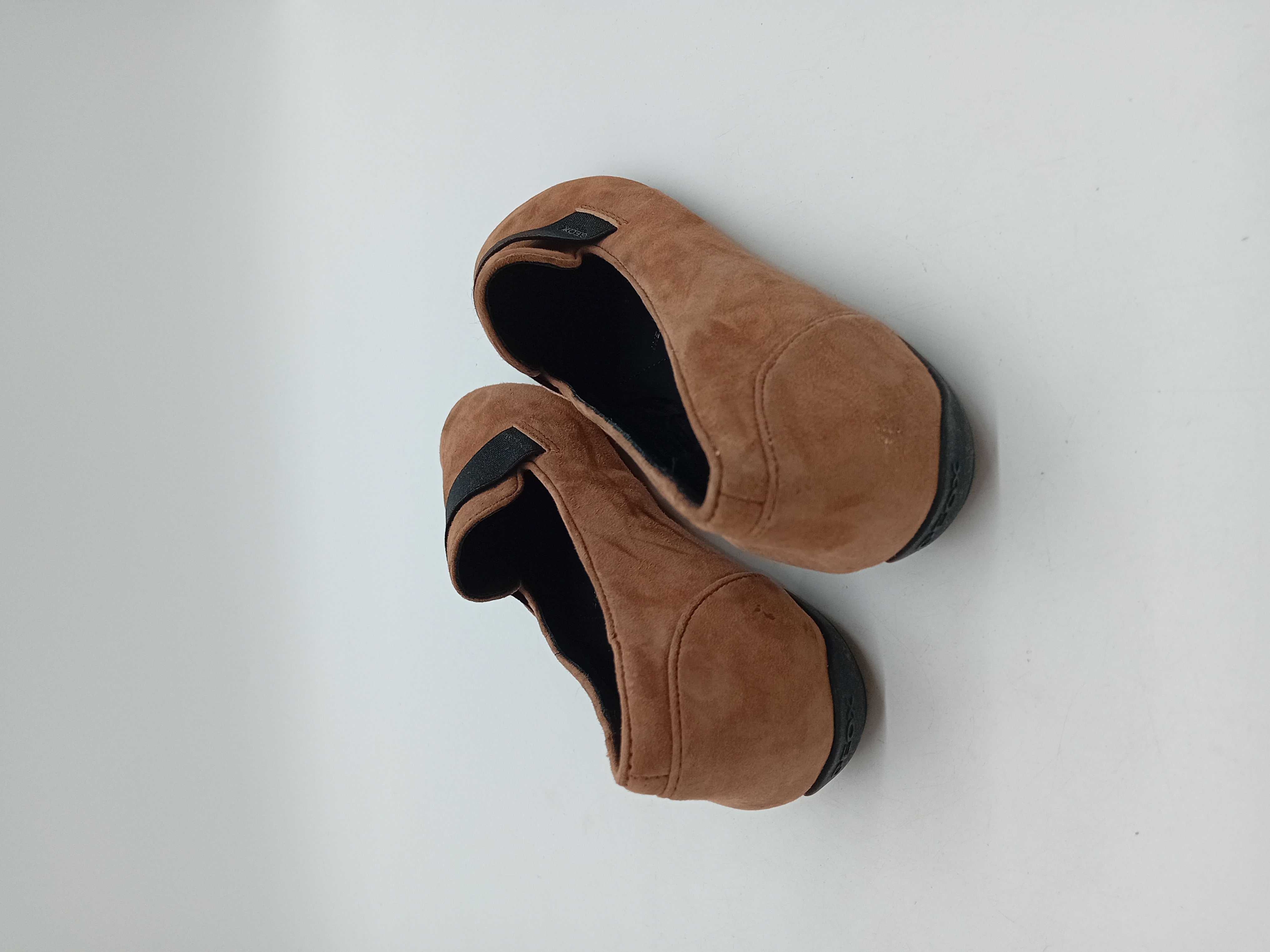 Mocassins Daim Marron Geox Respira 39.5