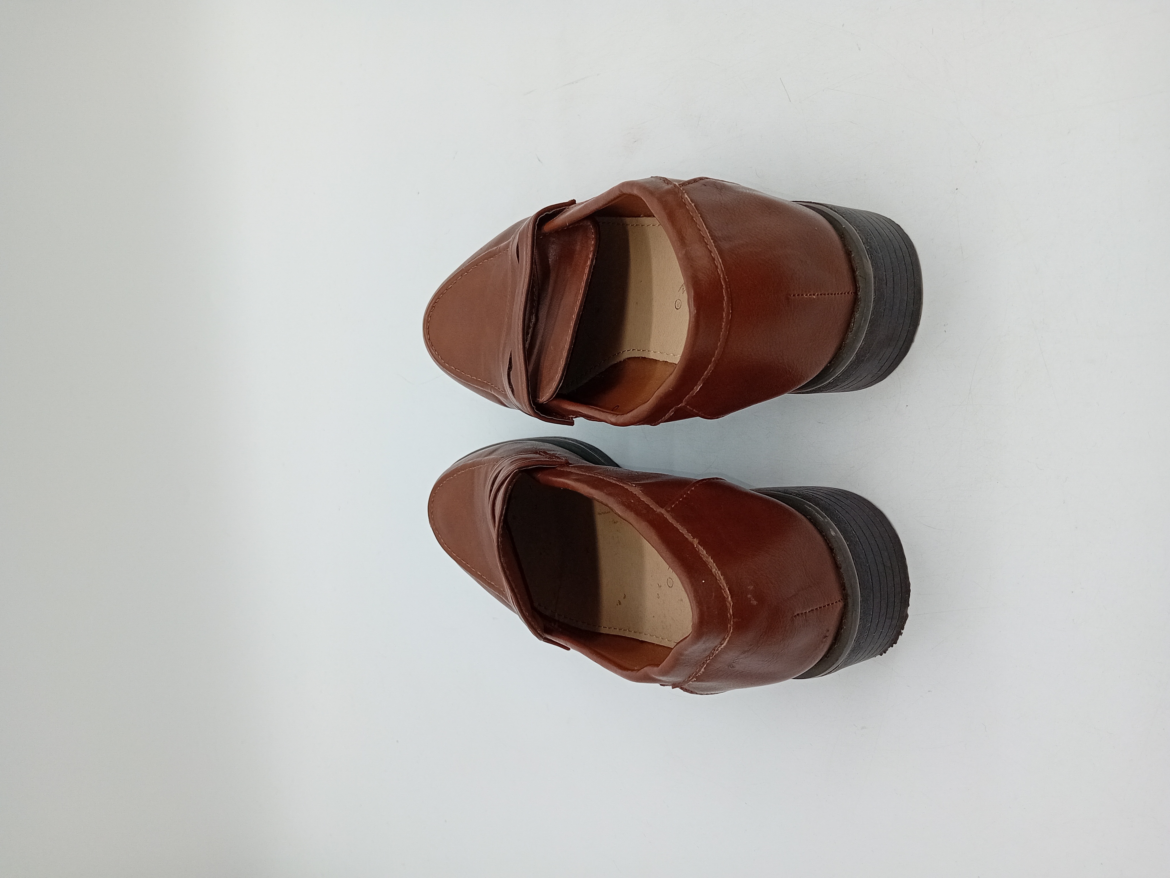 Mocassins À Plateau Marron Lily Shoes