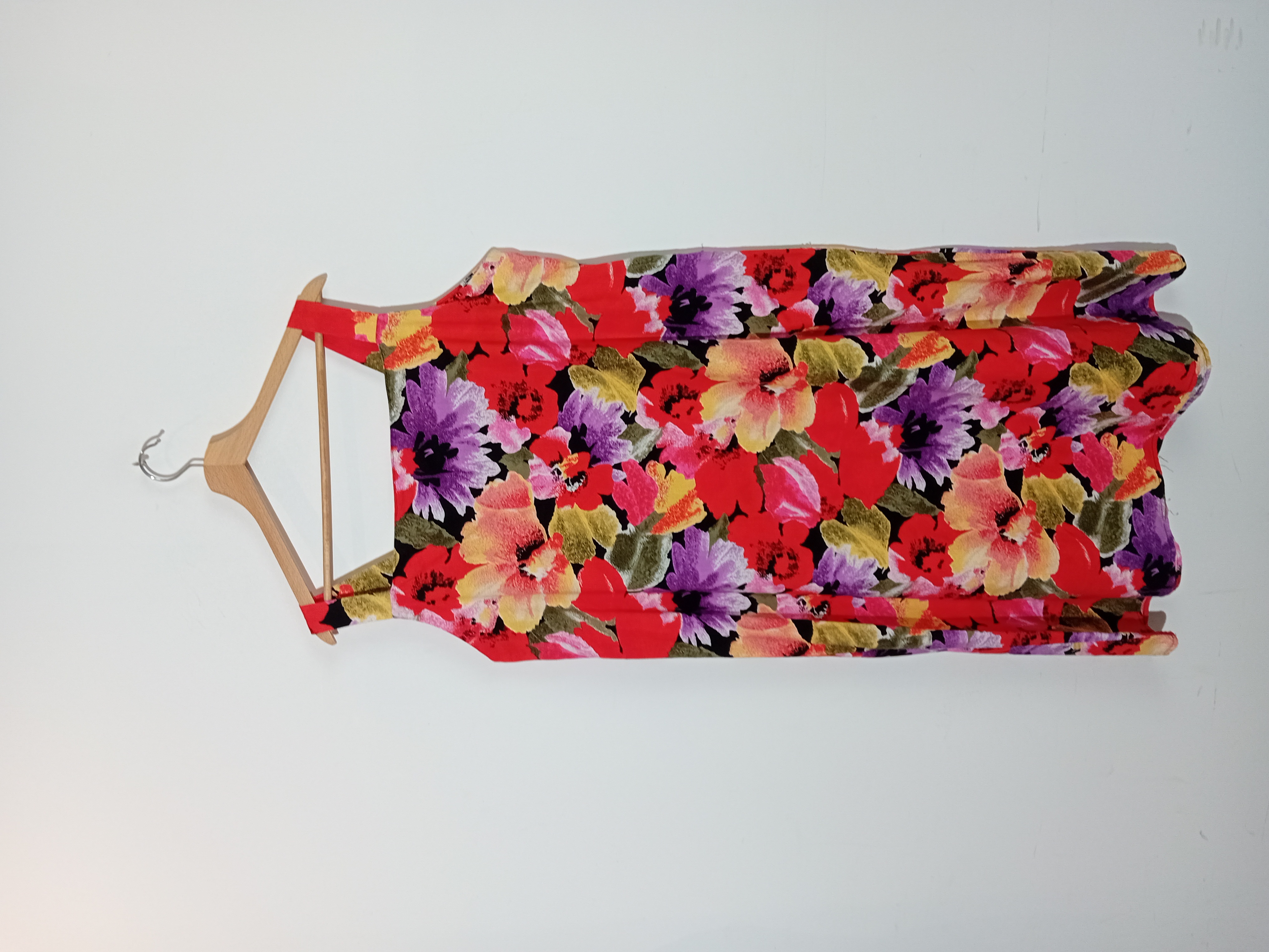 Robe Floral Vintage Sans Manches