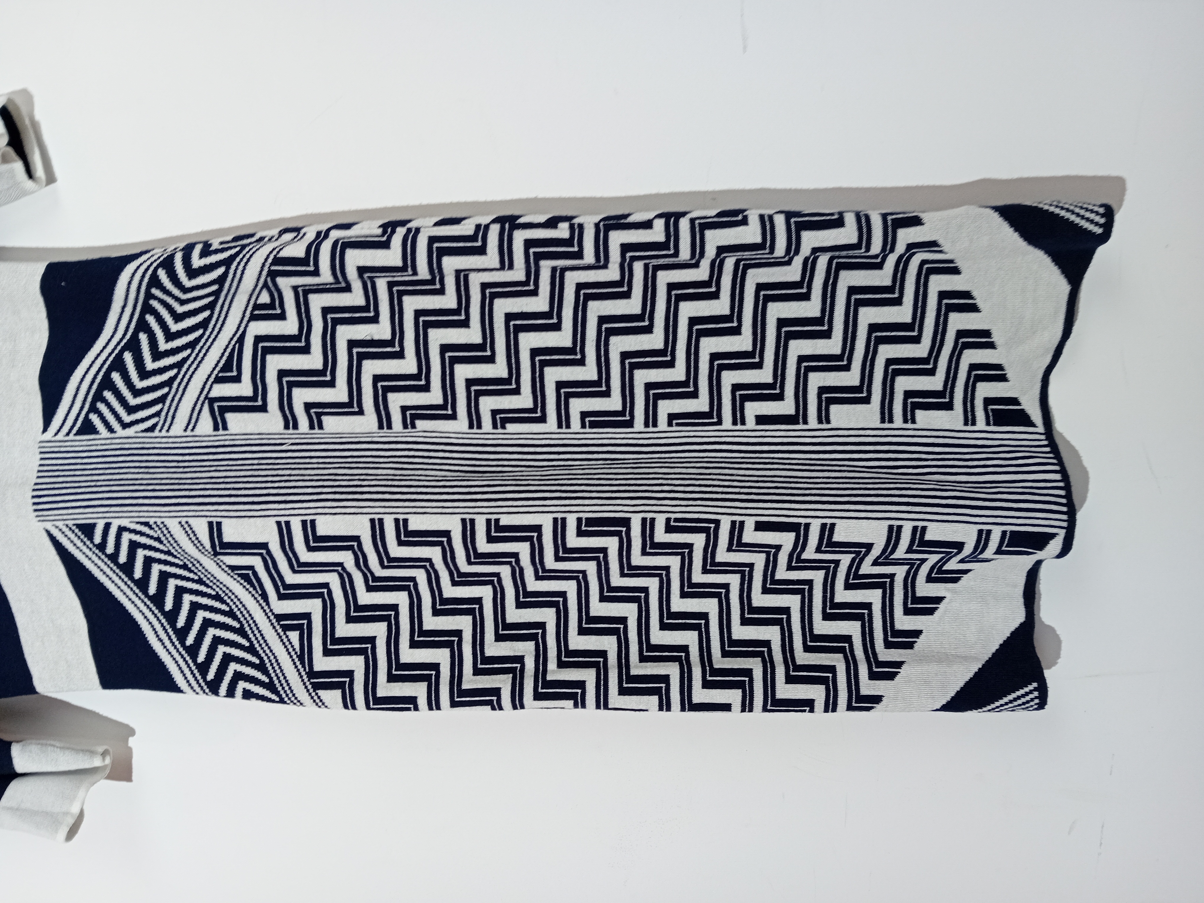 Robe Longue Maille Geometrique Bpc Selection