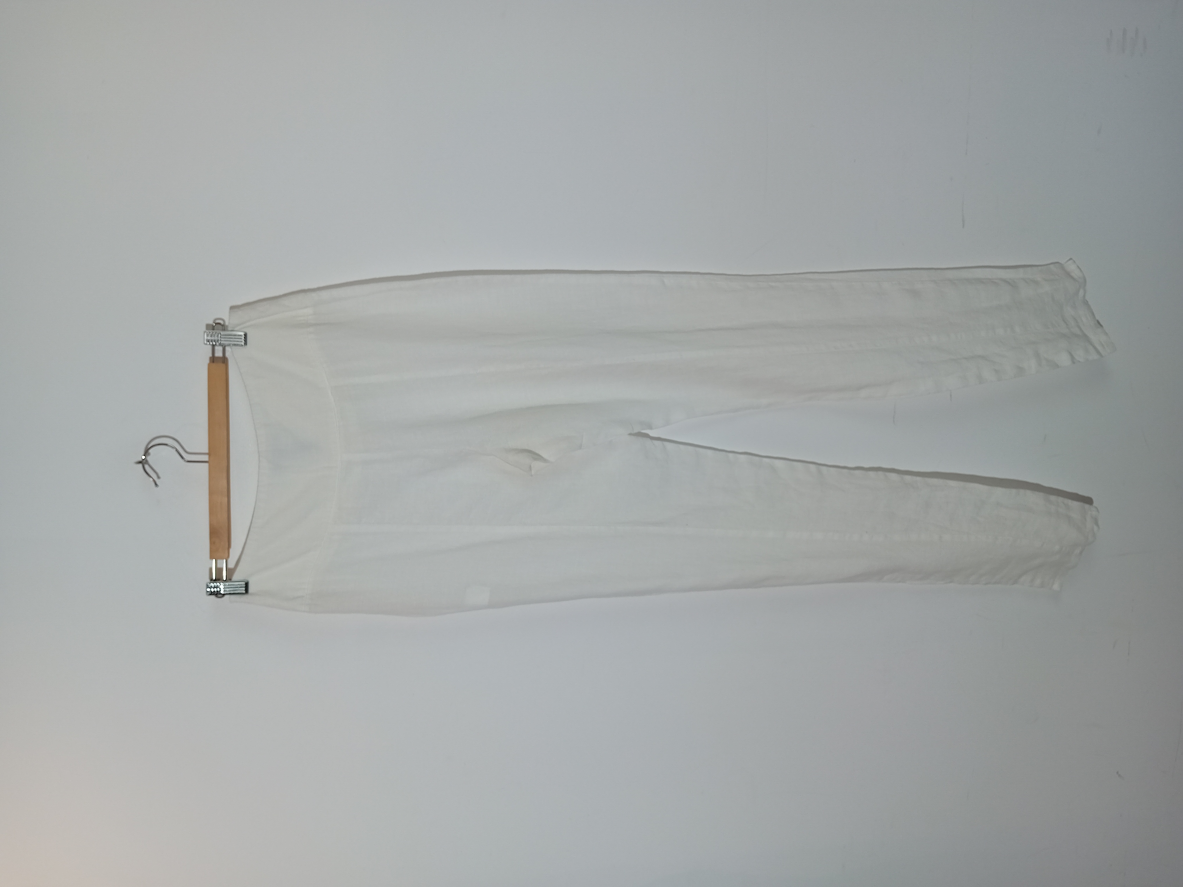 Pantalon Lin Blanc Sarah Pacini