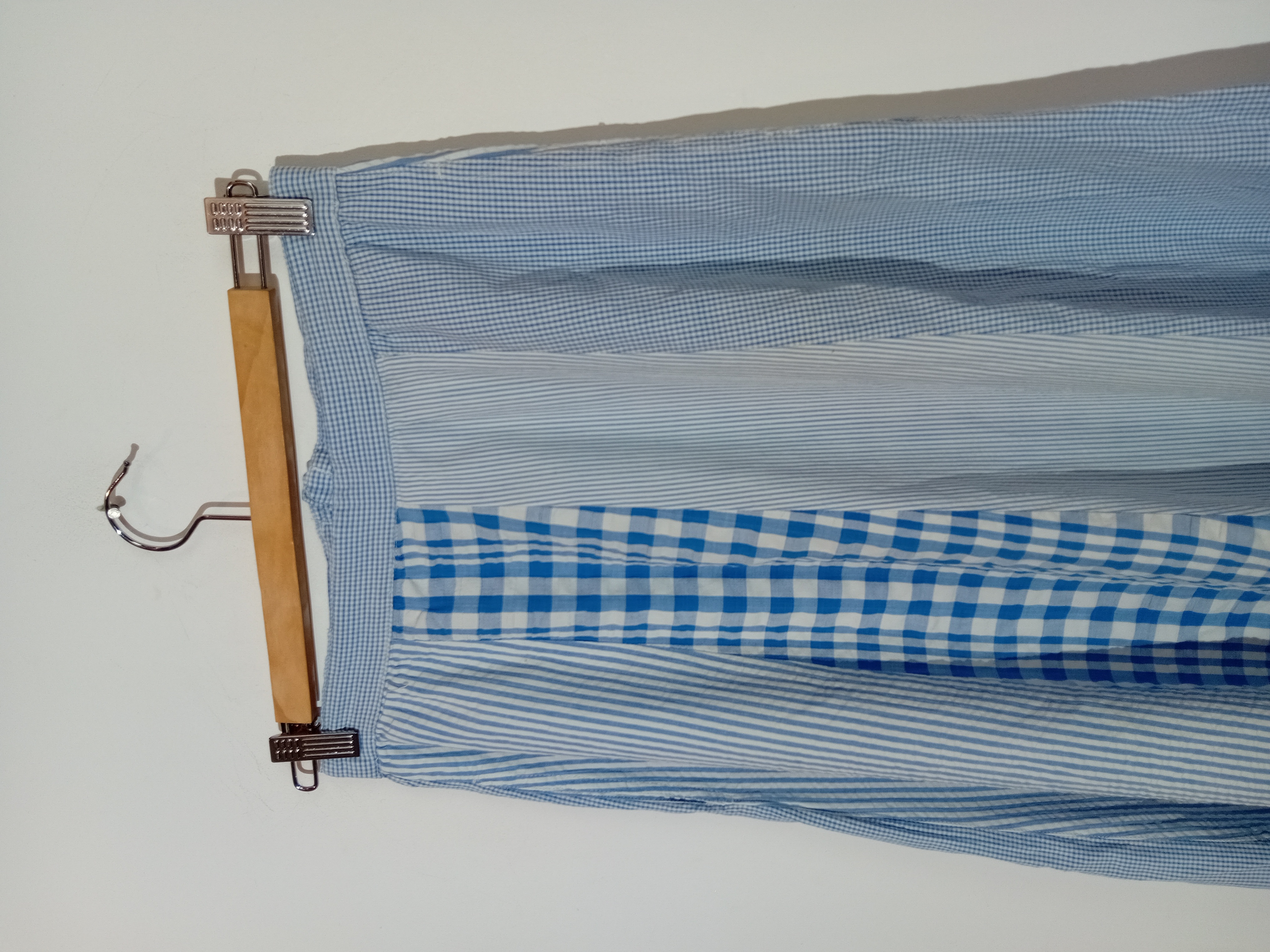 Jupe Trapèze Rayures Et Vichy NafNaf Vintage