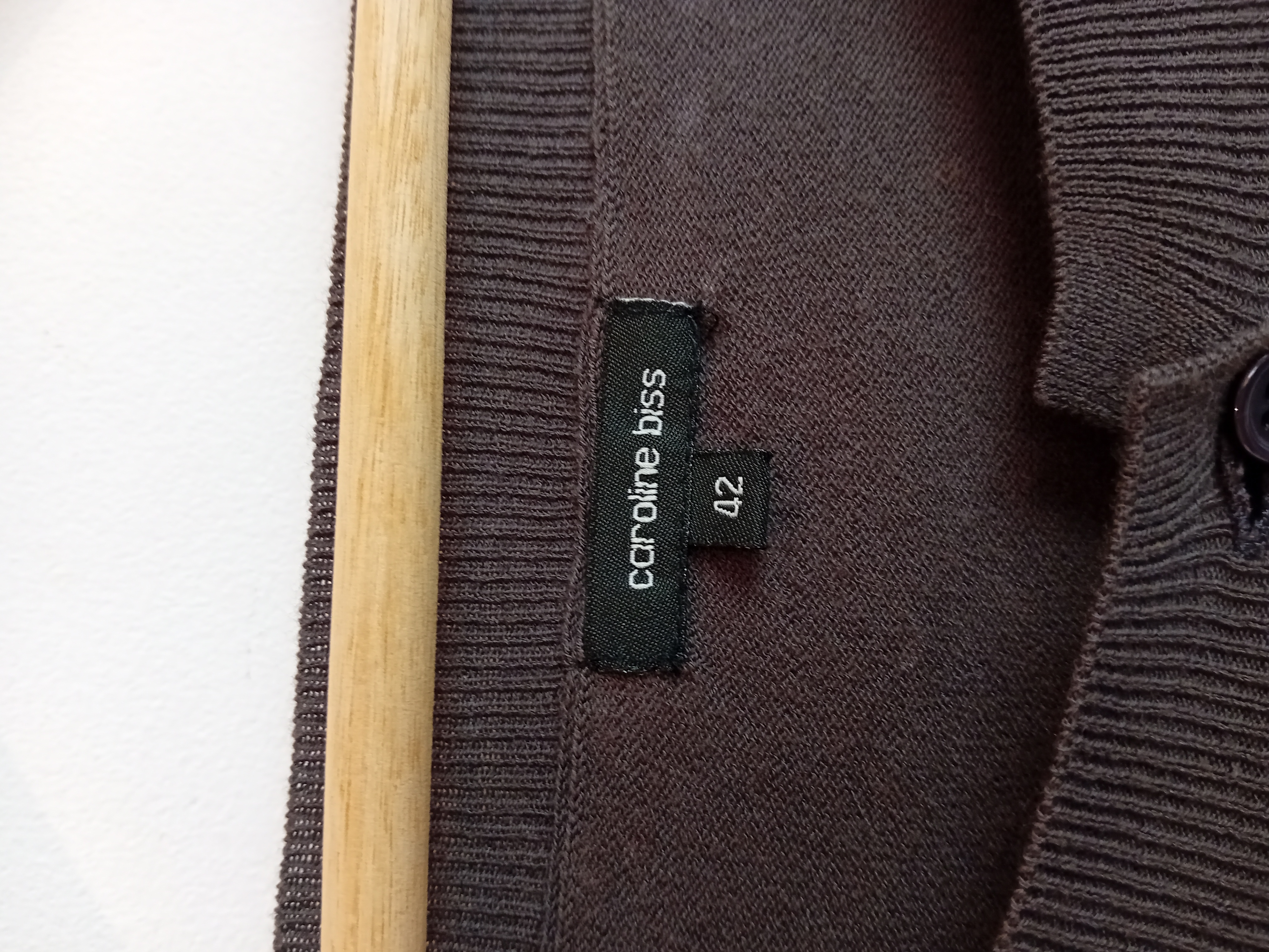 Gilet Court Boutonné Caroline Biss Prune