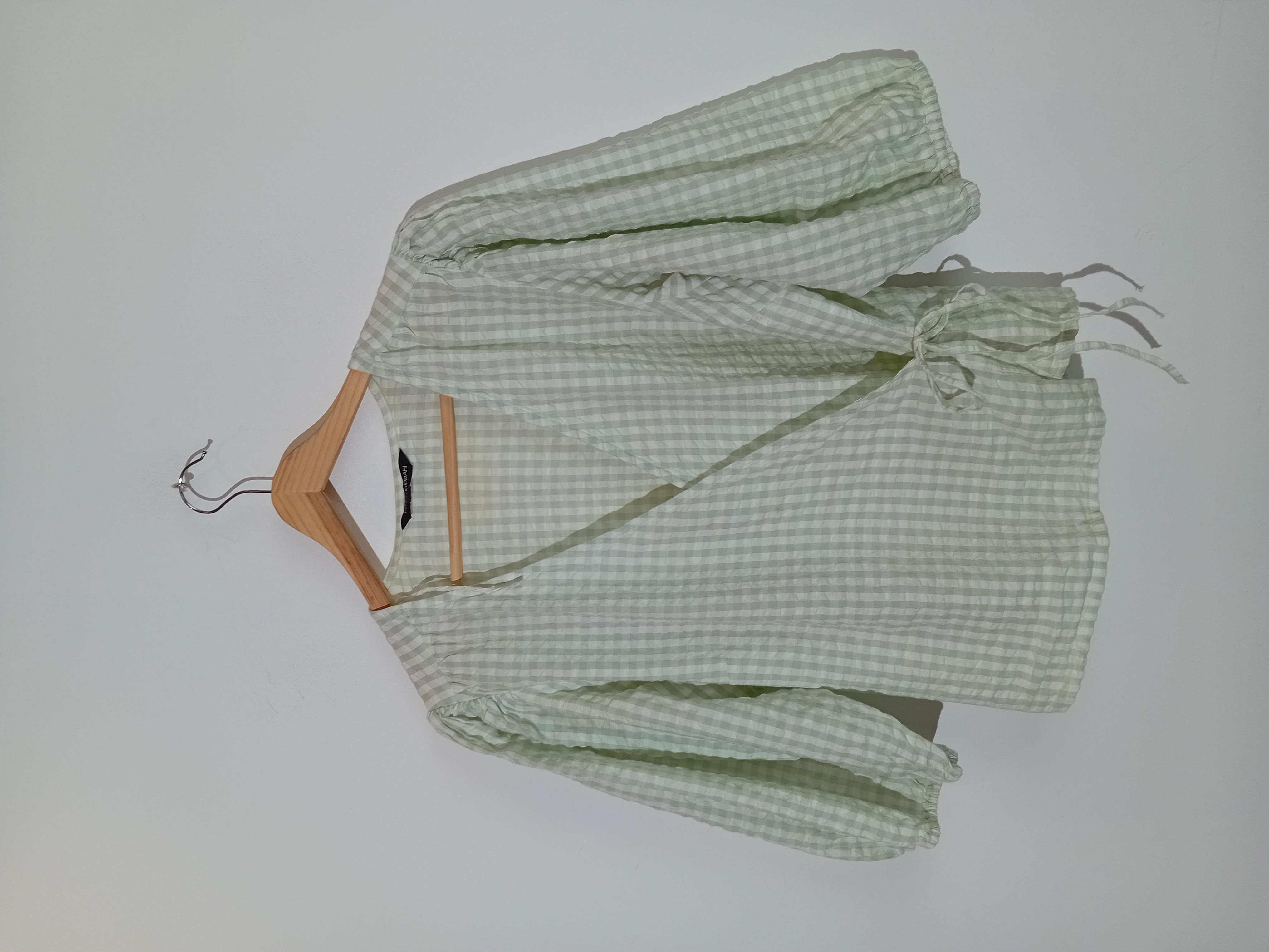 Blouse Vichy Vert Sauge Kappahl M