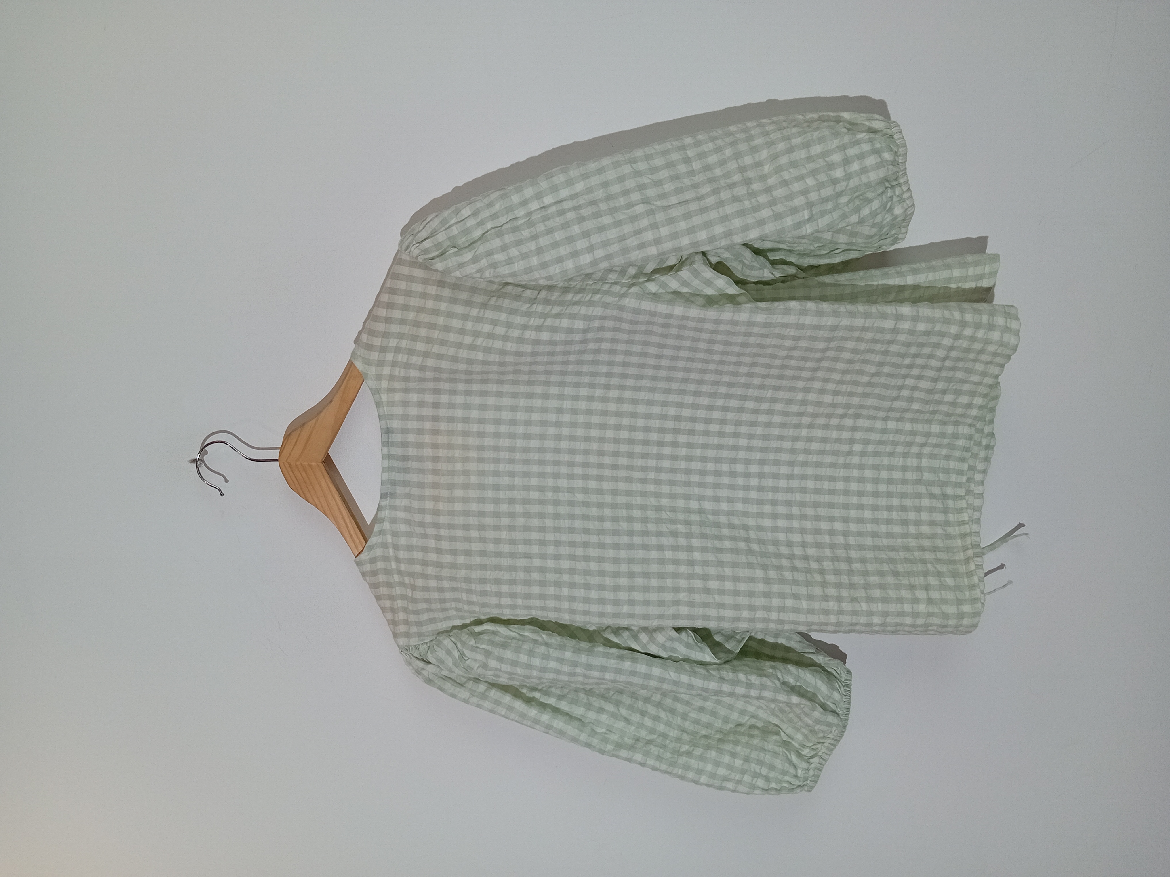 Blouse Vichy Vert Sauge Kappahl M