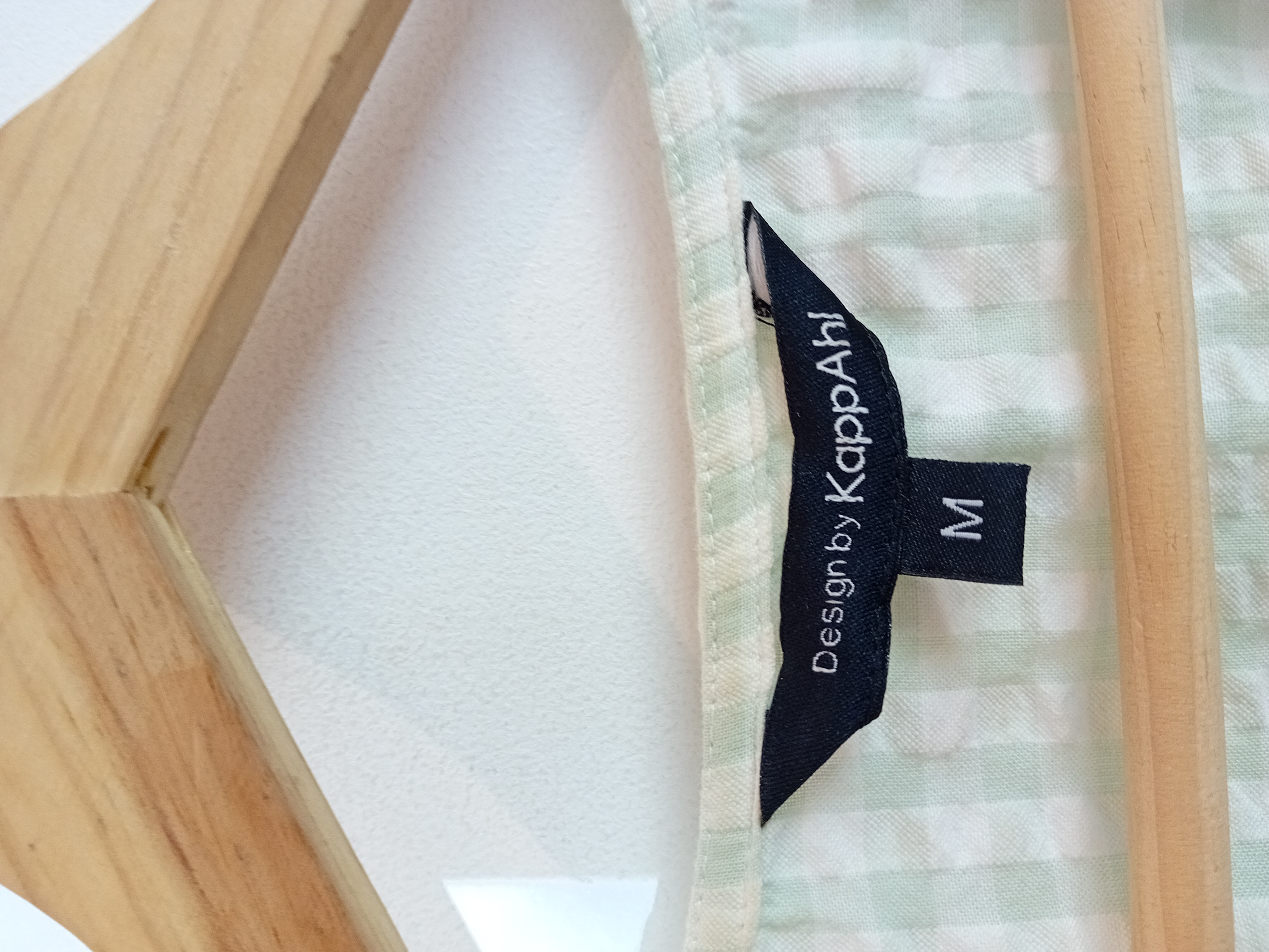 Blouse Vichy Vert Sauge Kappahl M