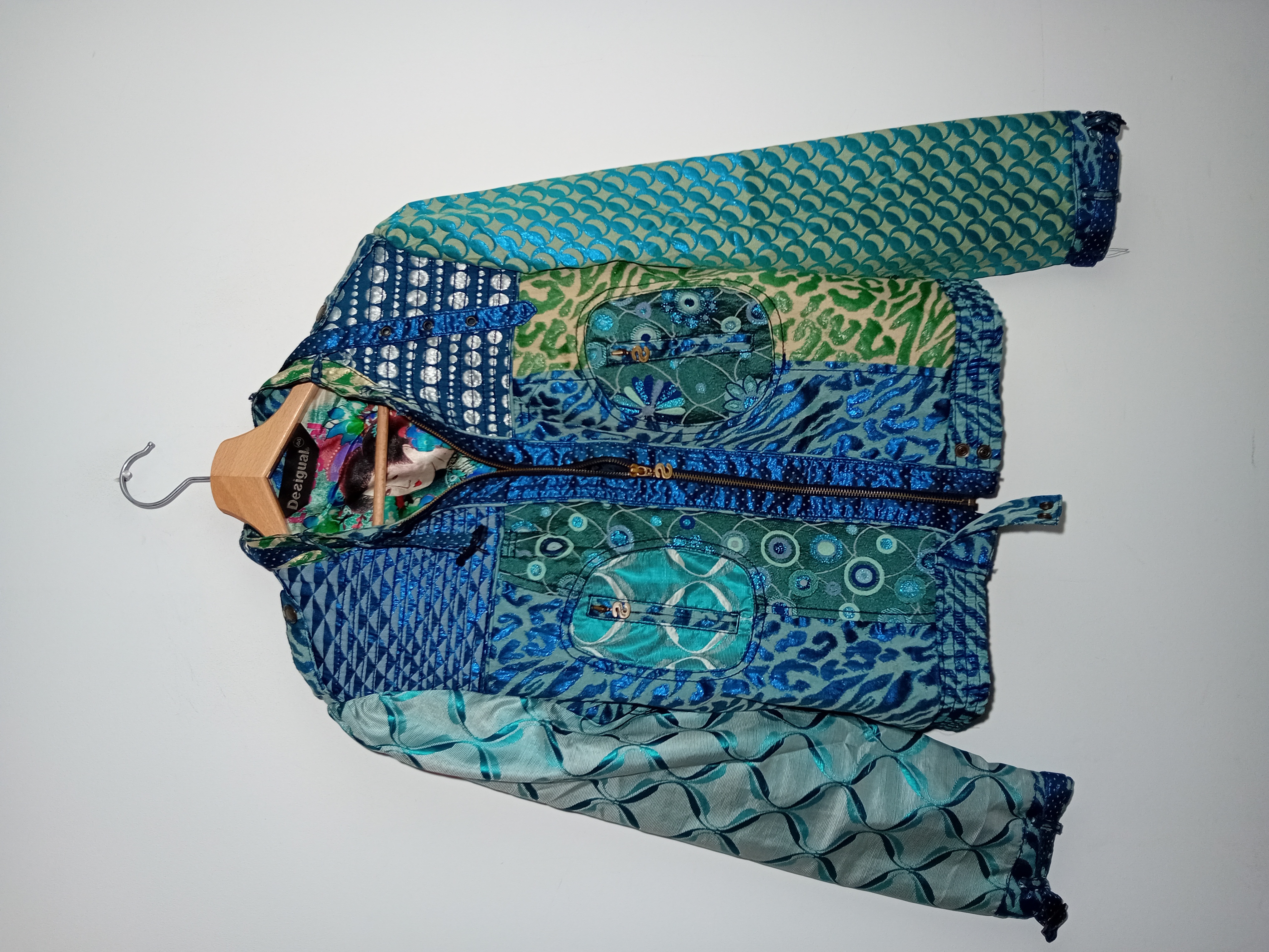 Veste Zippée Desigual Patchwork