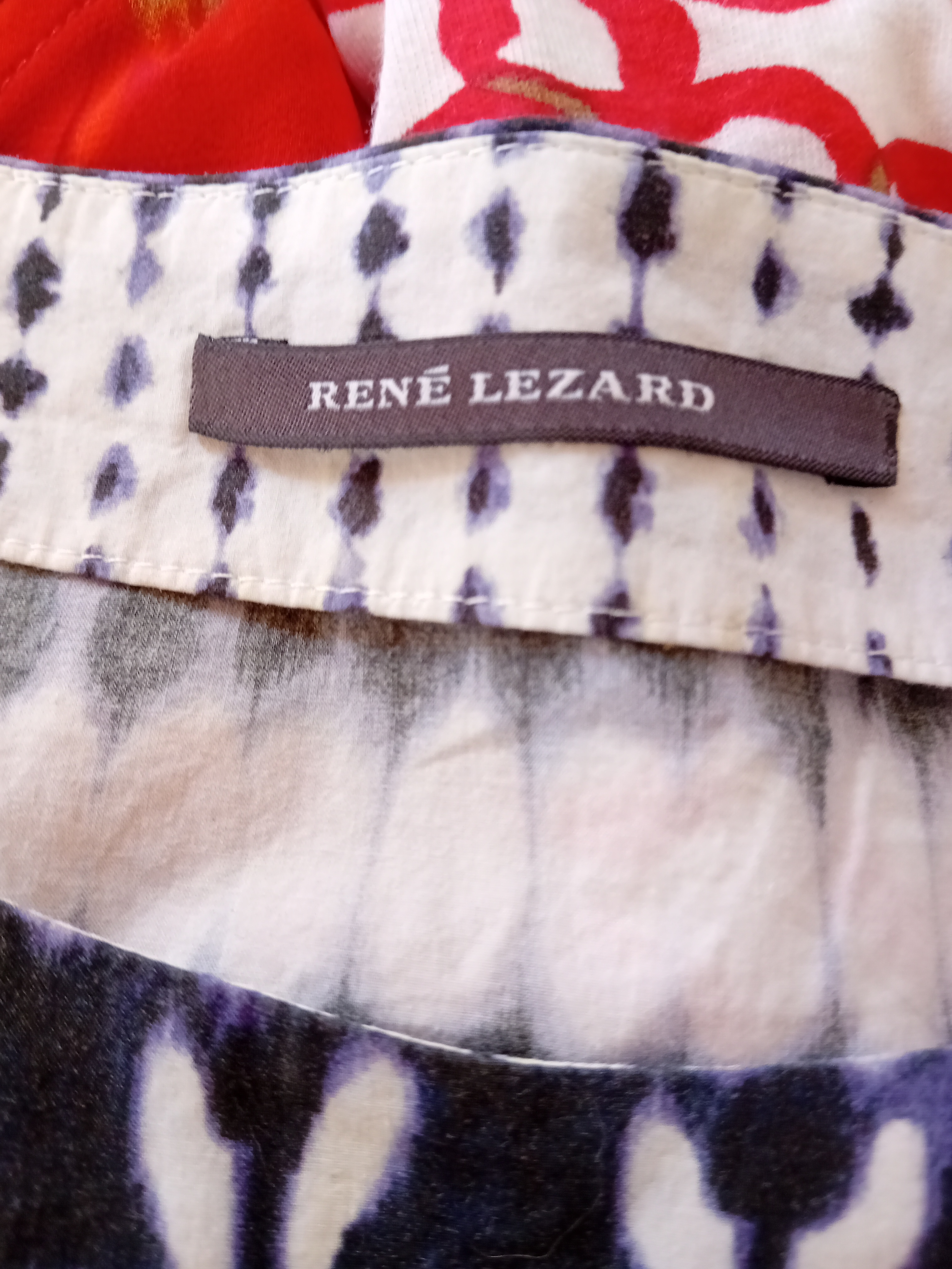 Tee-shirt Imprimé Ikat René Lezard