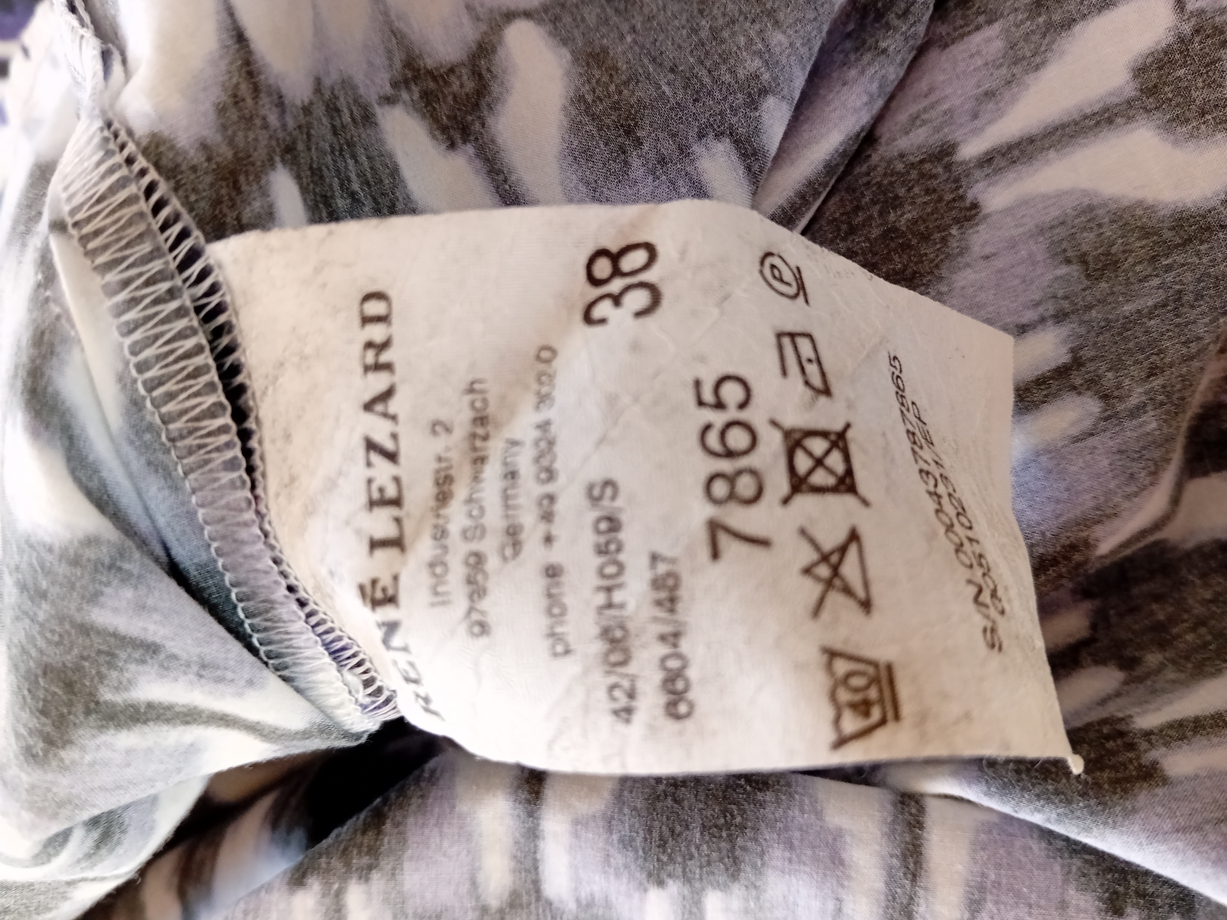 Tee-shirt Imprimé Ikat René Lezard