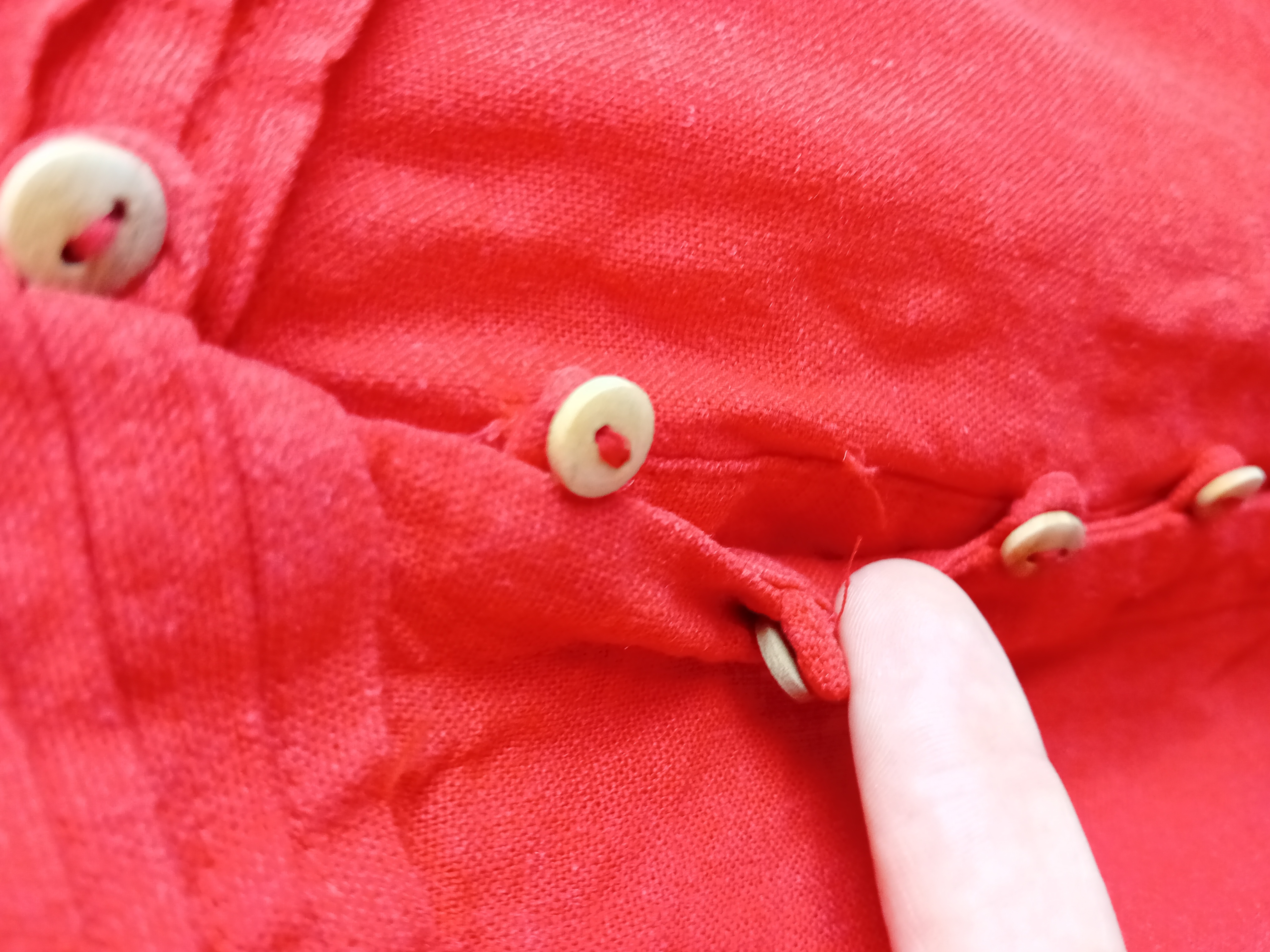 Robe Longue Rouge En Lin Zara L