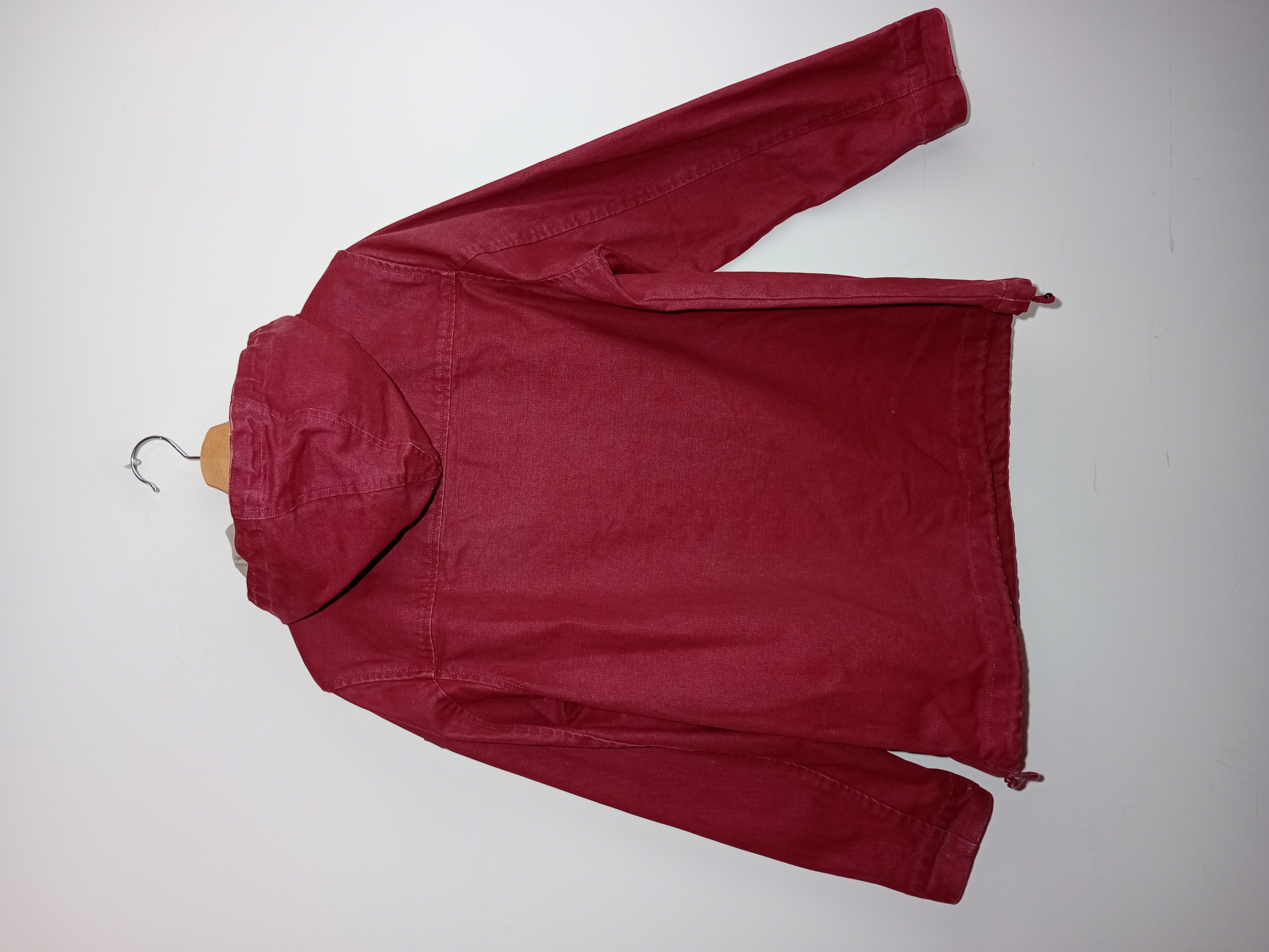 Veste À Capuche Mousqueton Rouge Bordeaux L