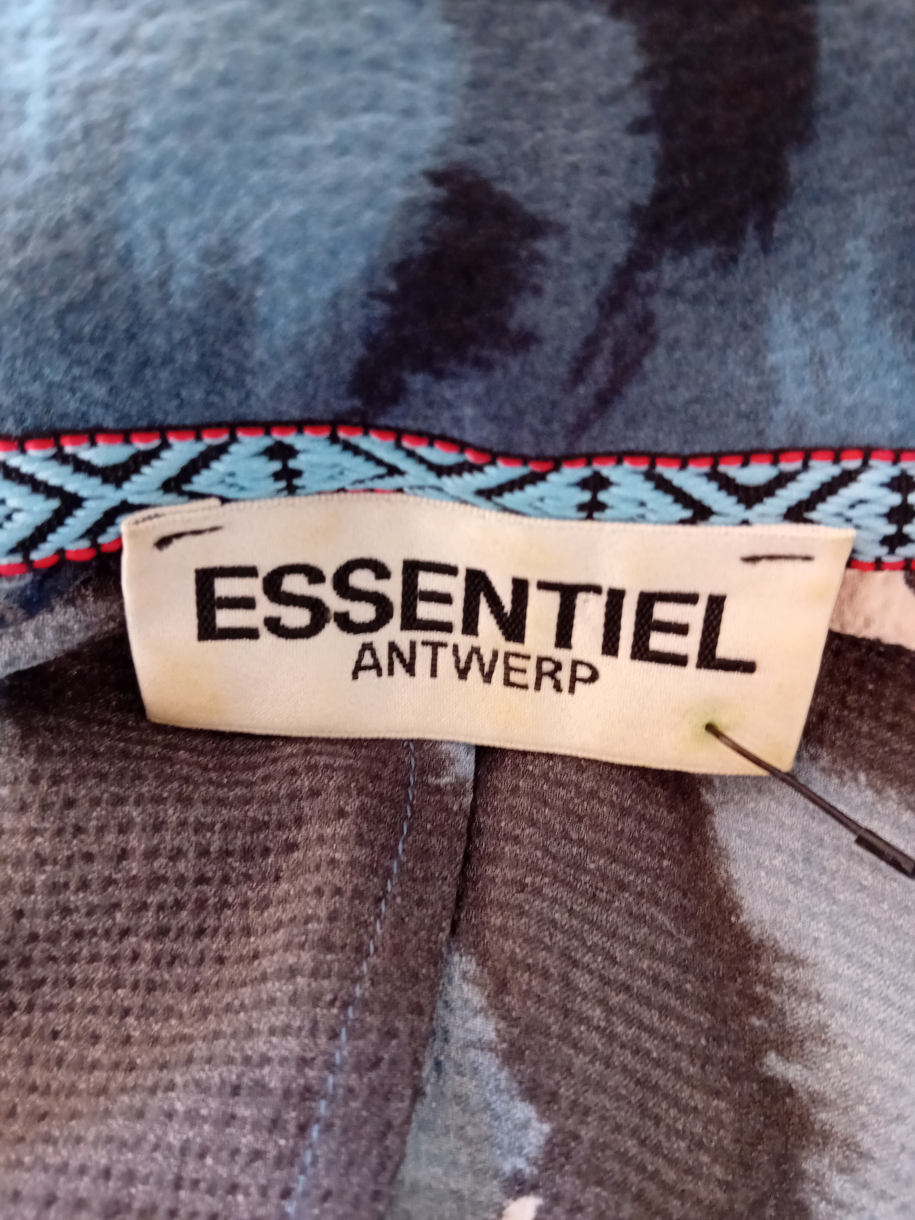 Robe Courte Motif Abstrait M