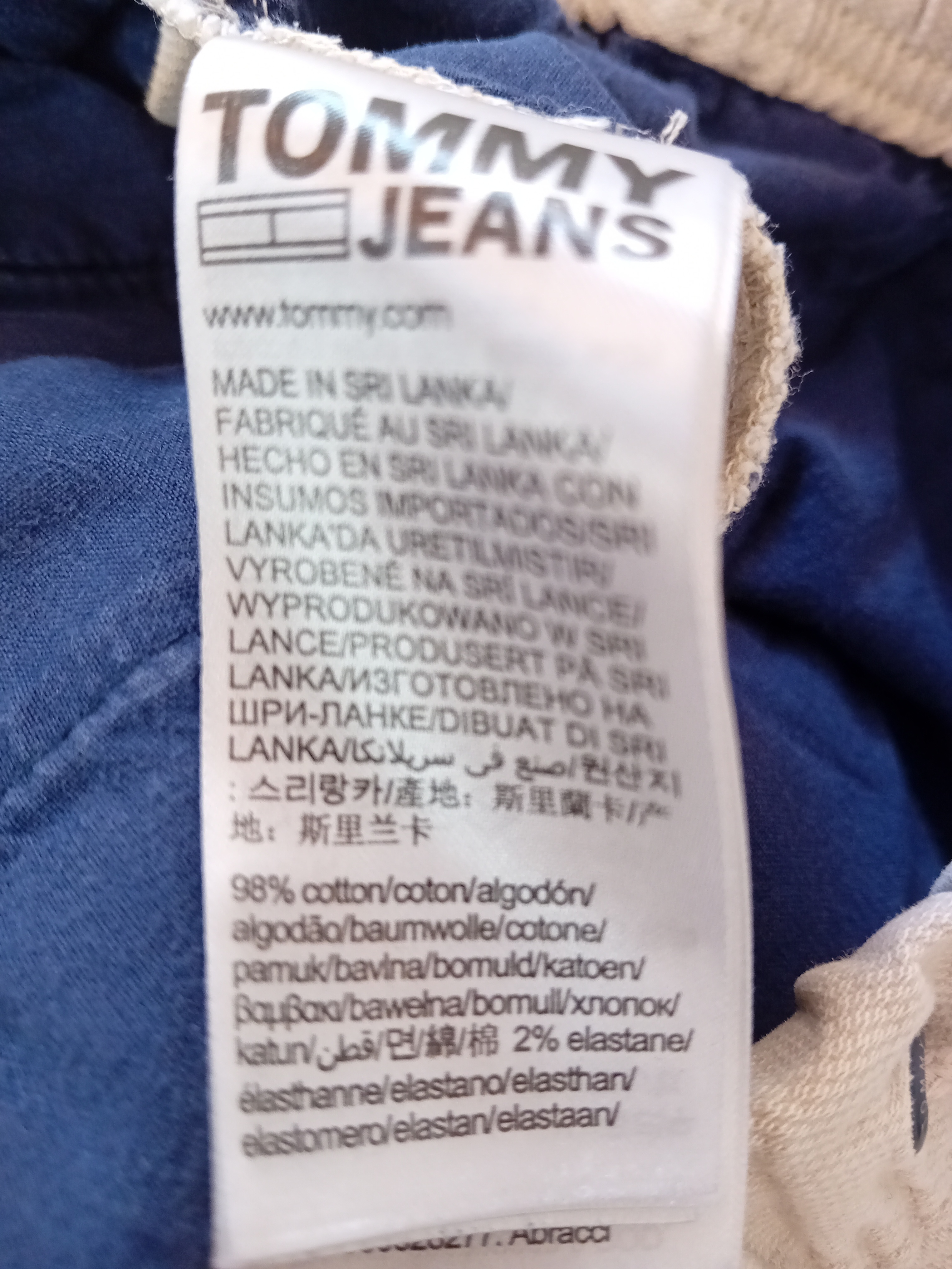 Pantalon Chino Tommy Jeans Scanton Slim M