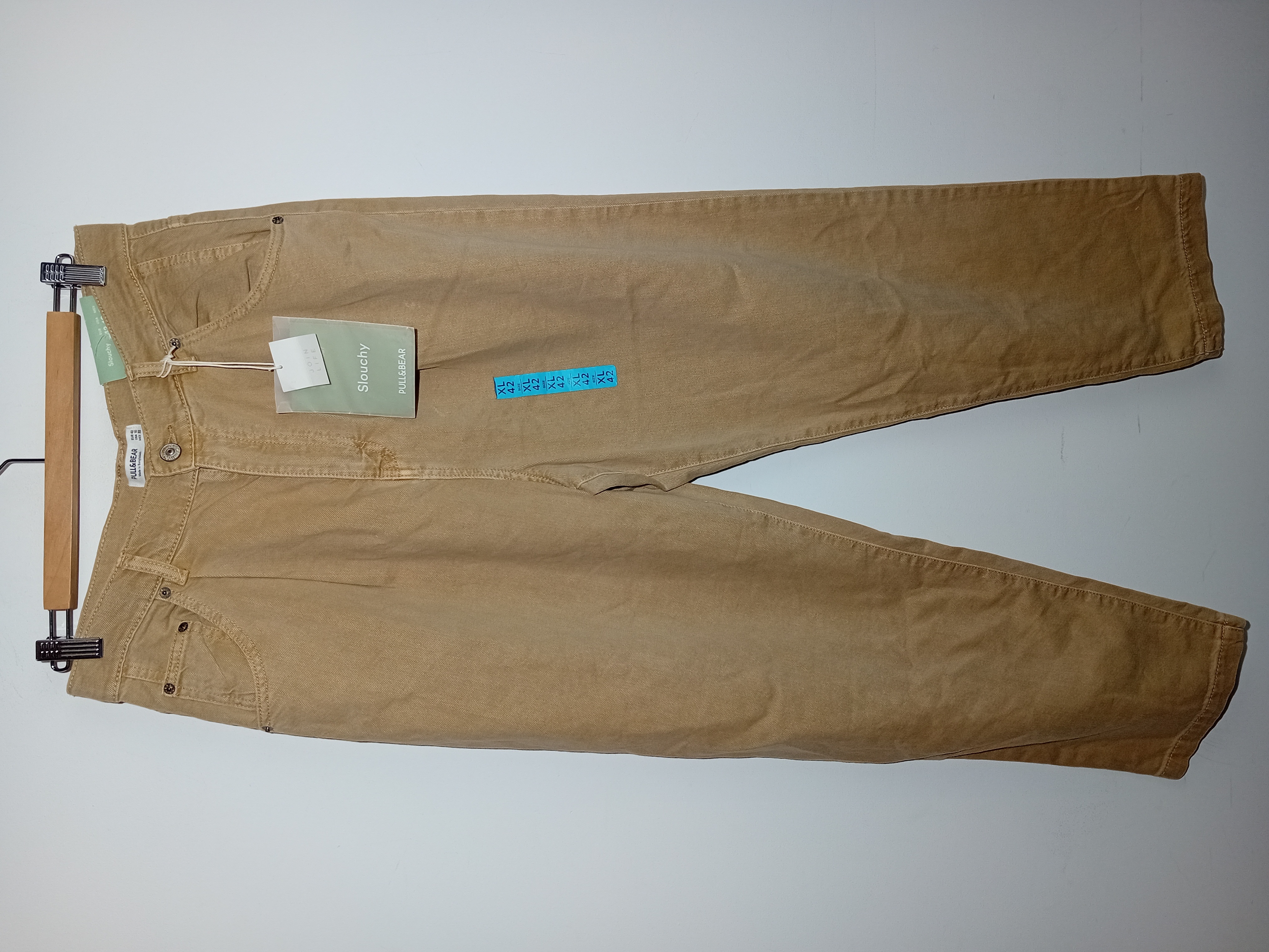 Pantalon Slouchy Pull&bear Beige