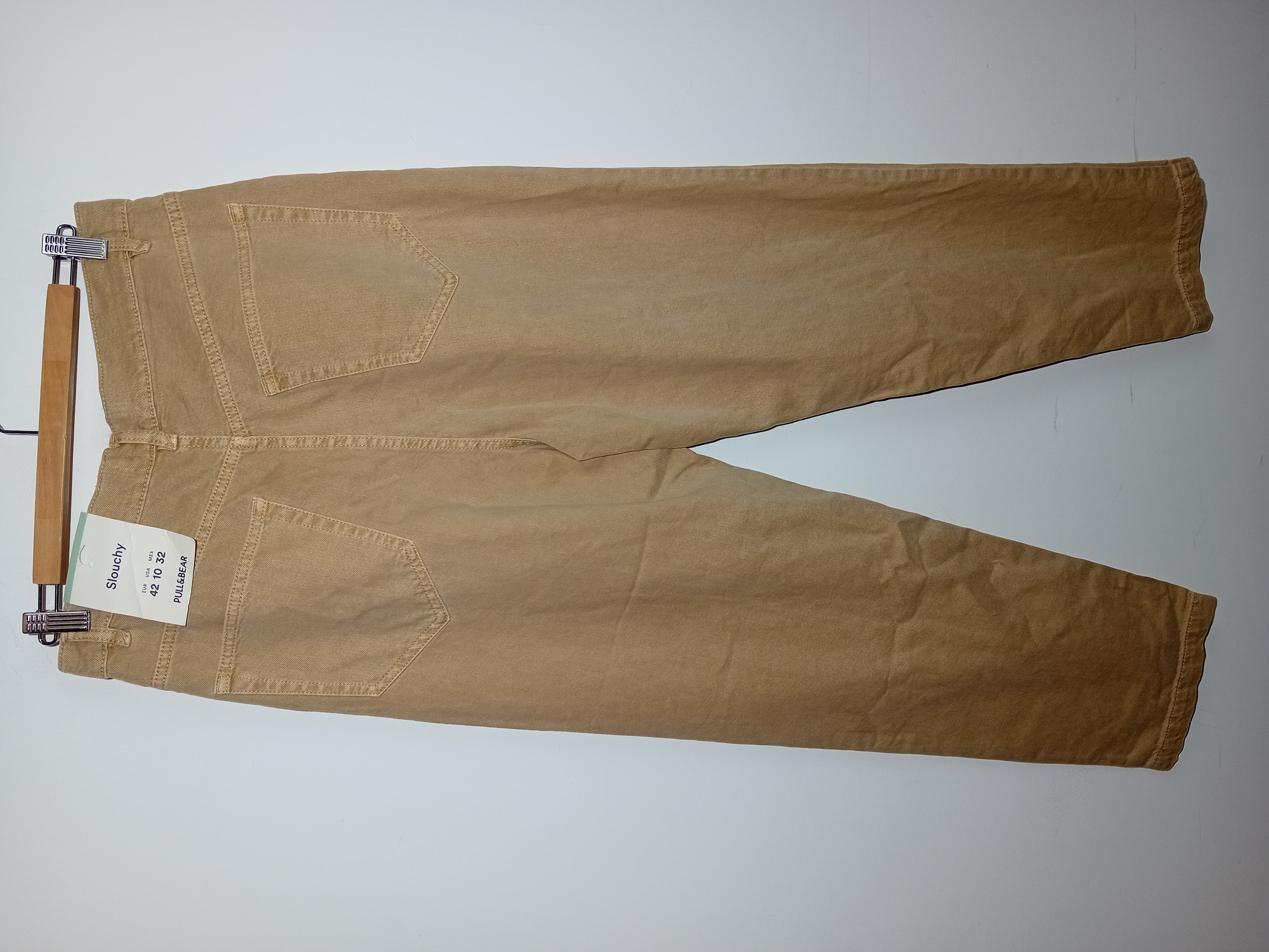 Pantalon Slouchy Pull&bear Beige