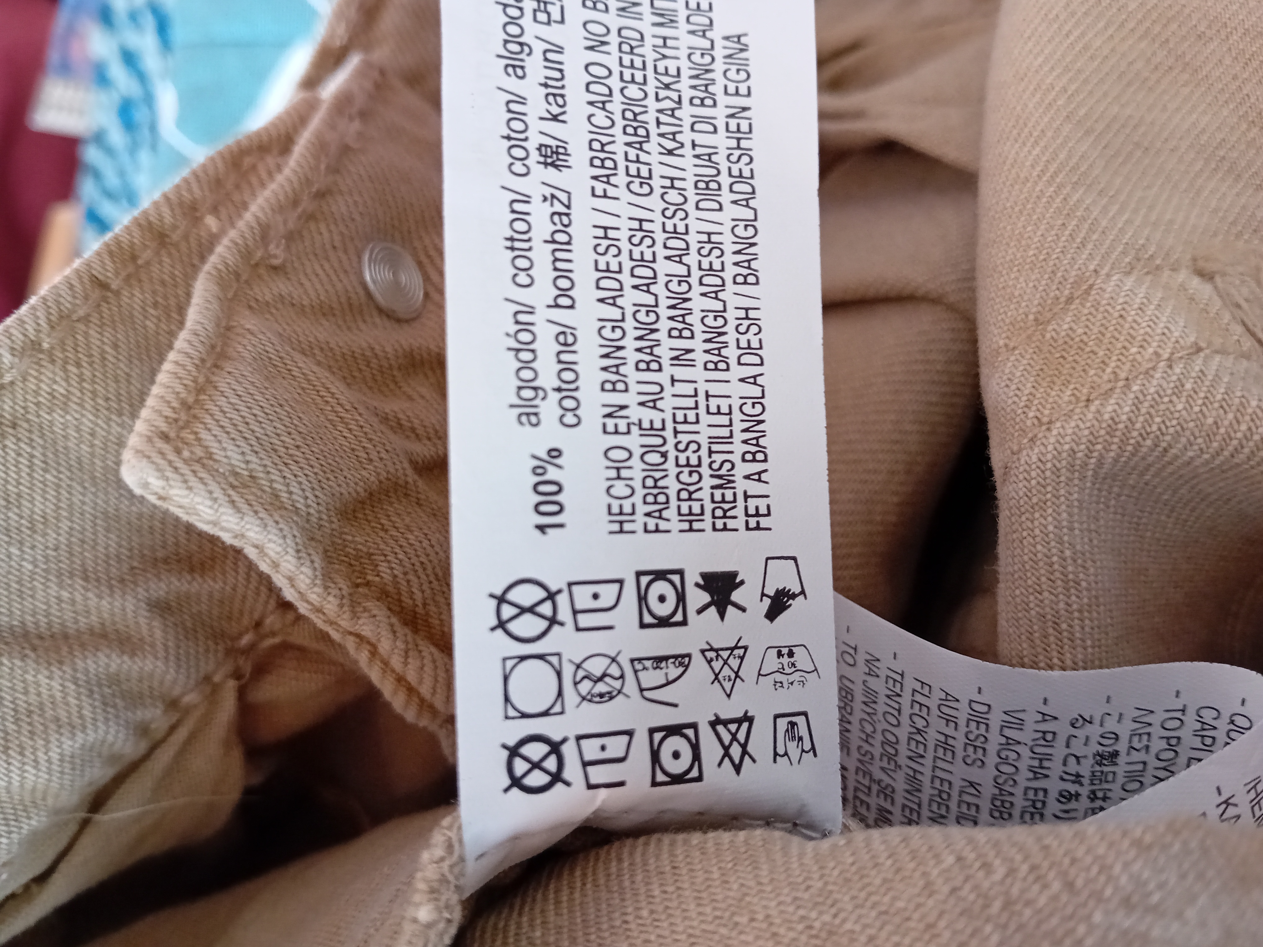Pantalon Slouchy Pull&bear Beige
