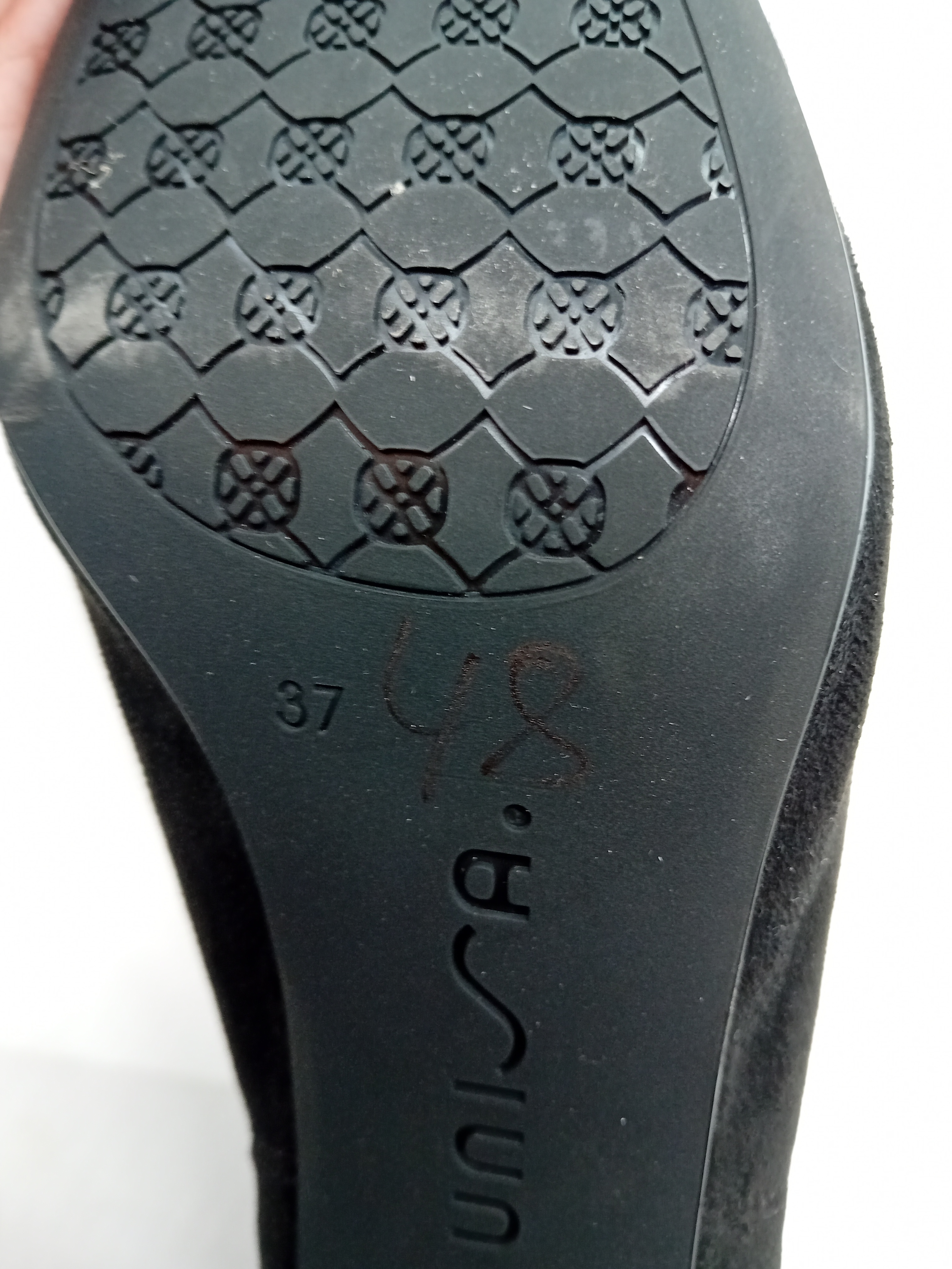 Bottes Hautes En Daim Noir Unisa 37