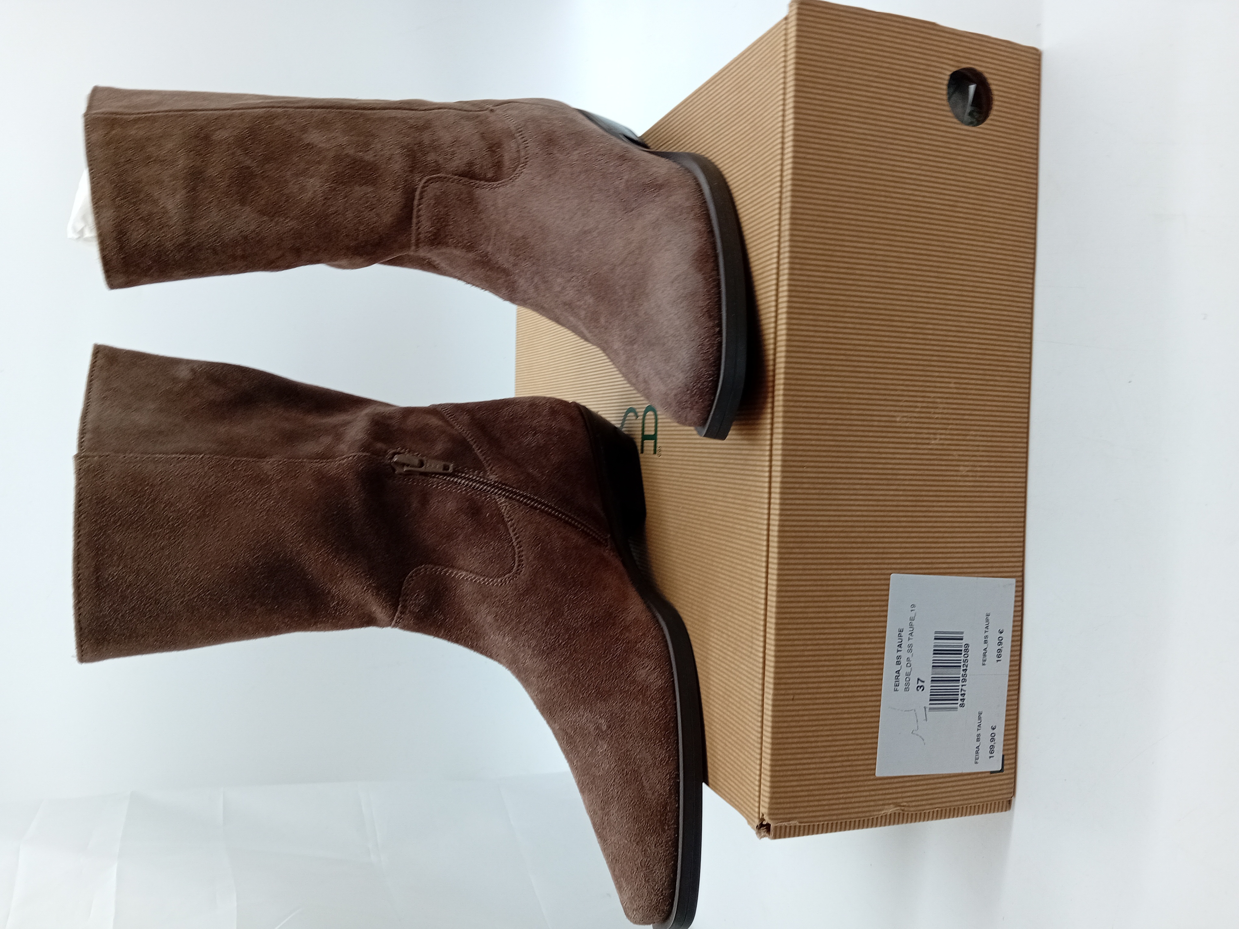 Bottes En Daim Taupe Unisa 37