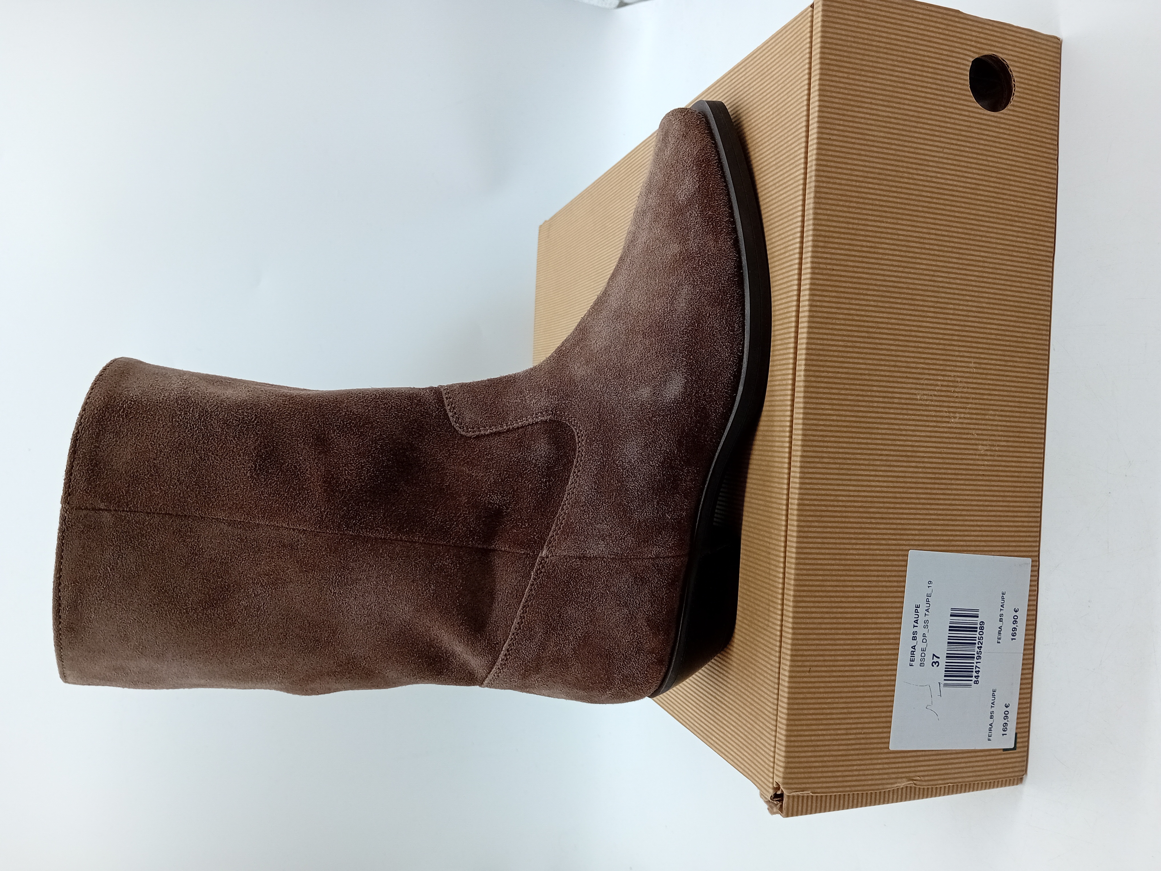Bottes En Daim Taupe Unisa 37