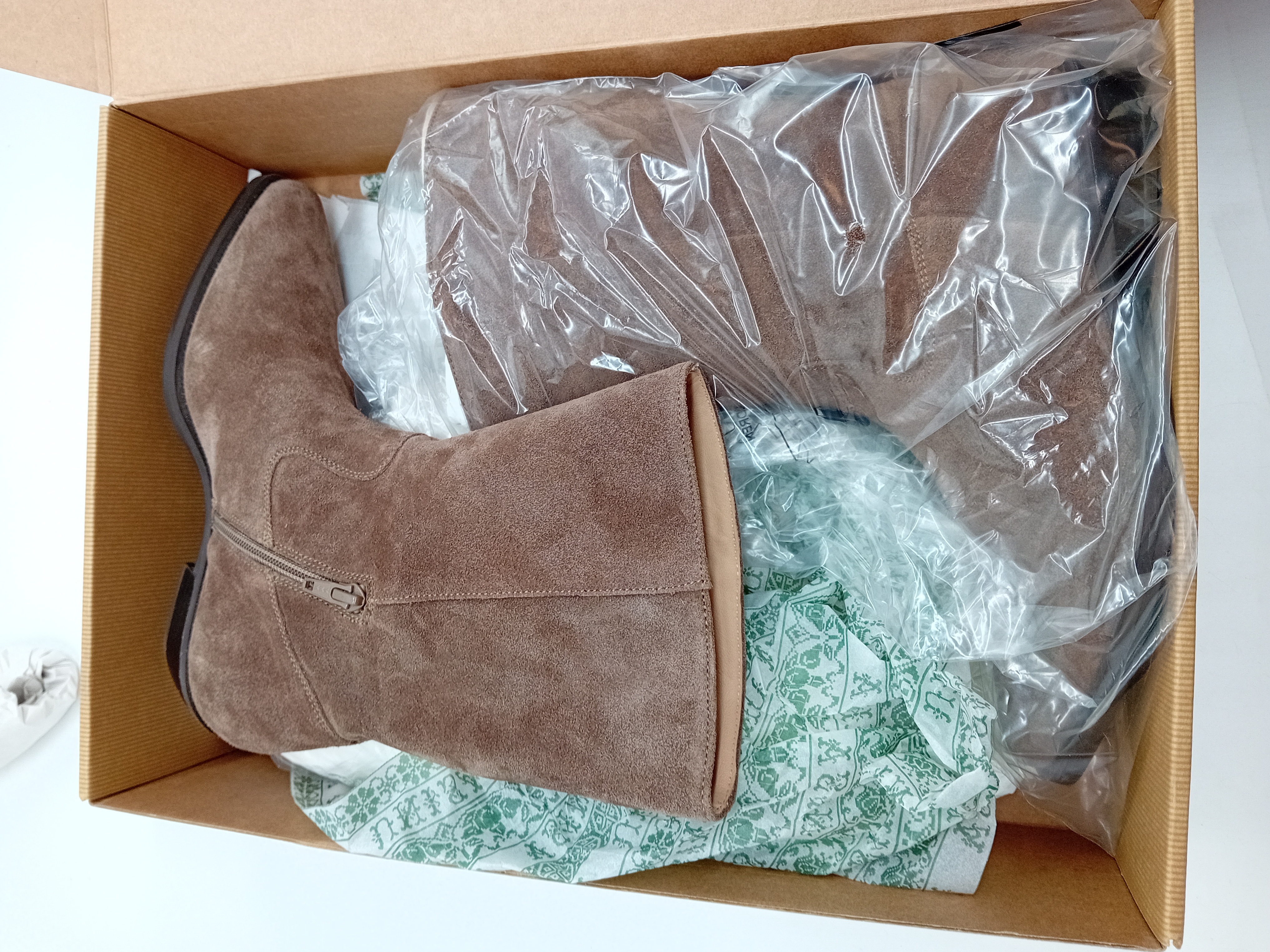 Bottes En Daim Taupe Unisa 37