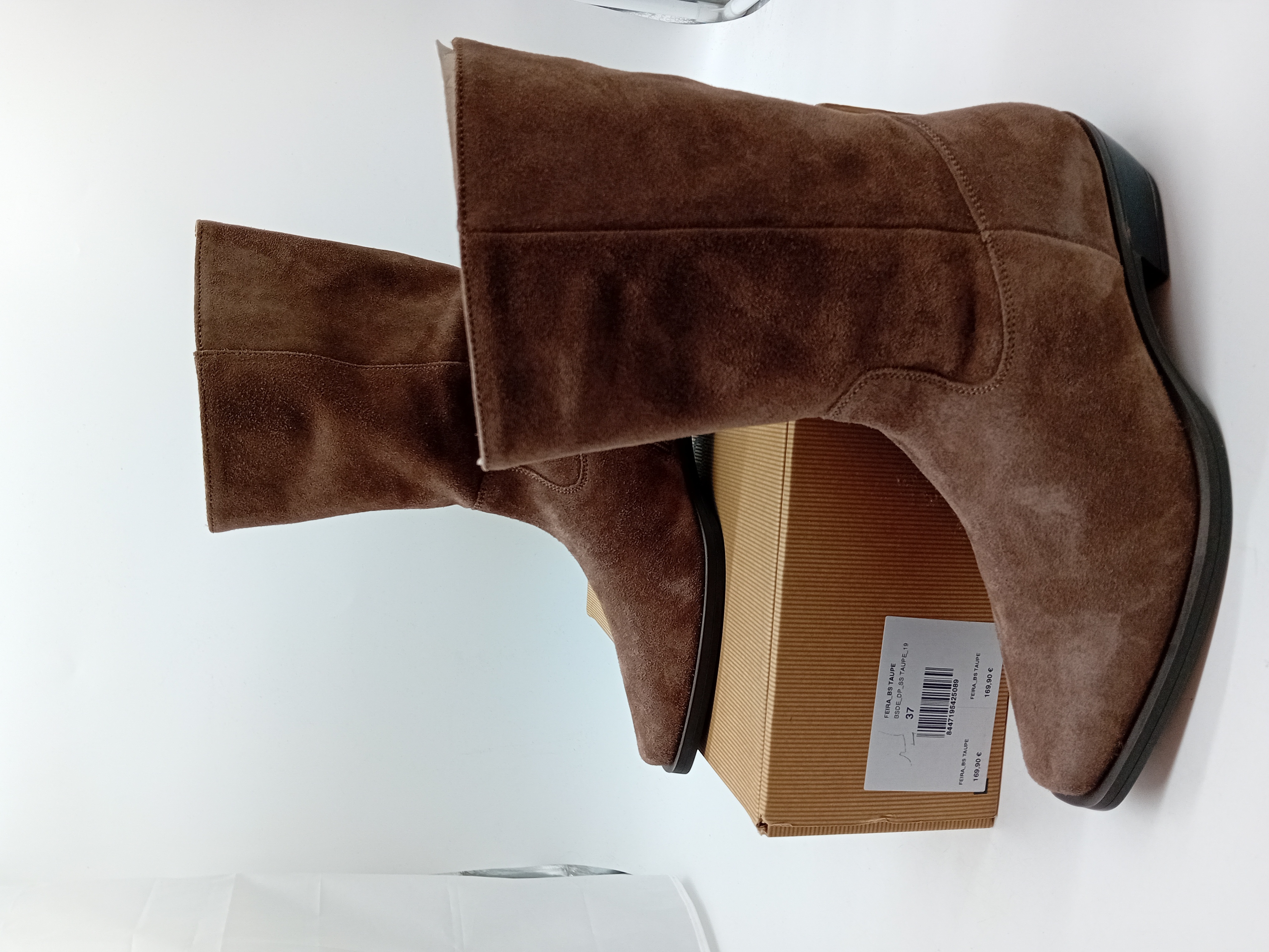Bottes En Daim Taupe Unisa 37