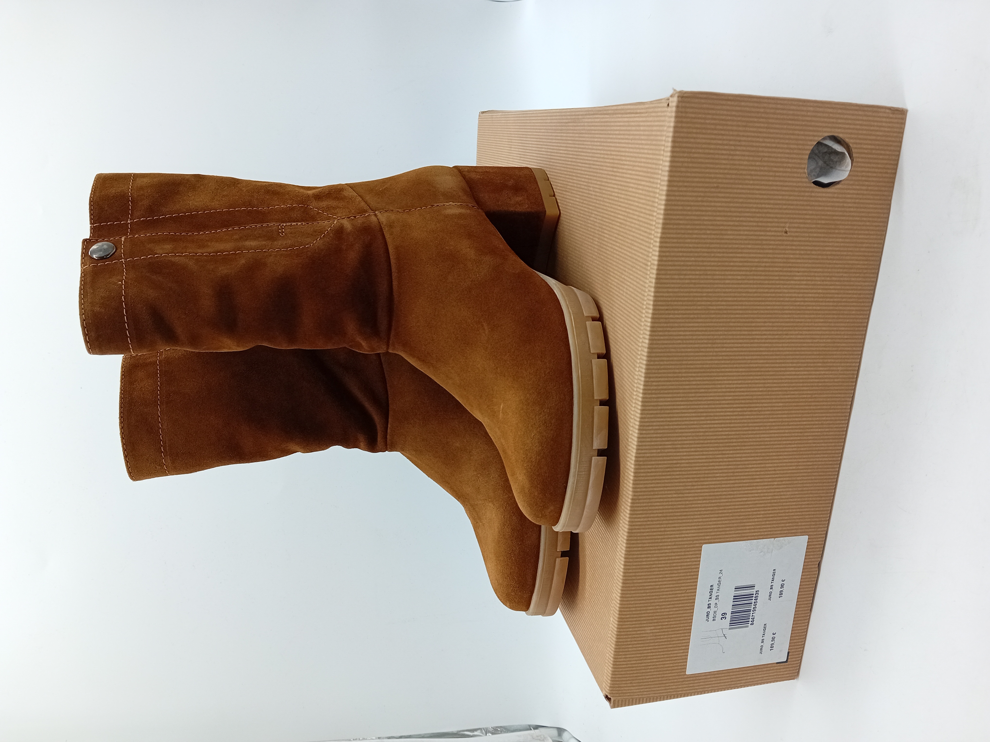 Bottes En Daim Camel Unisa