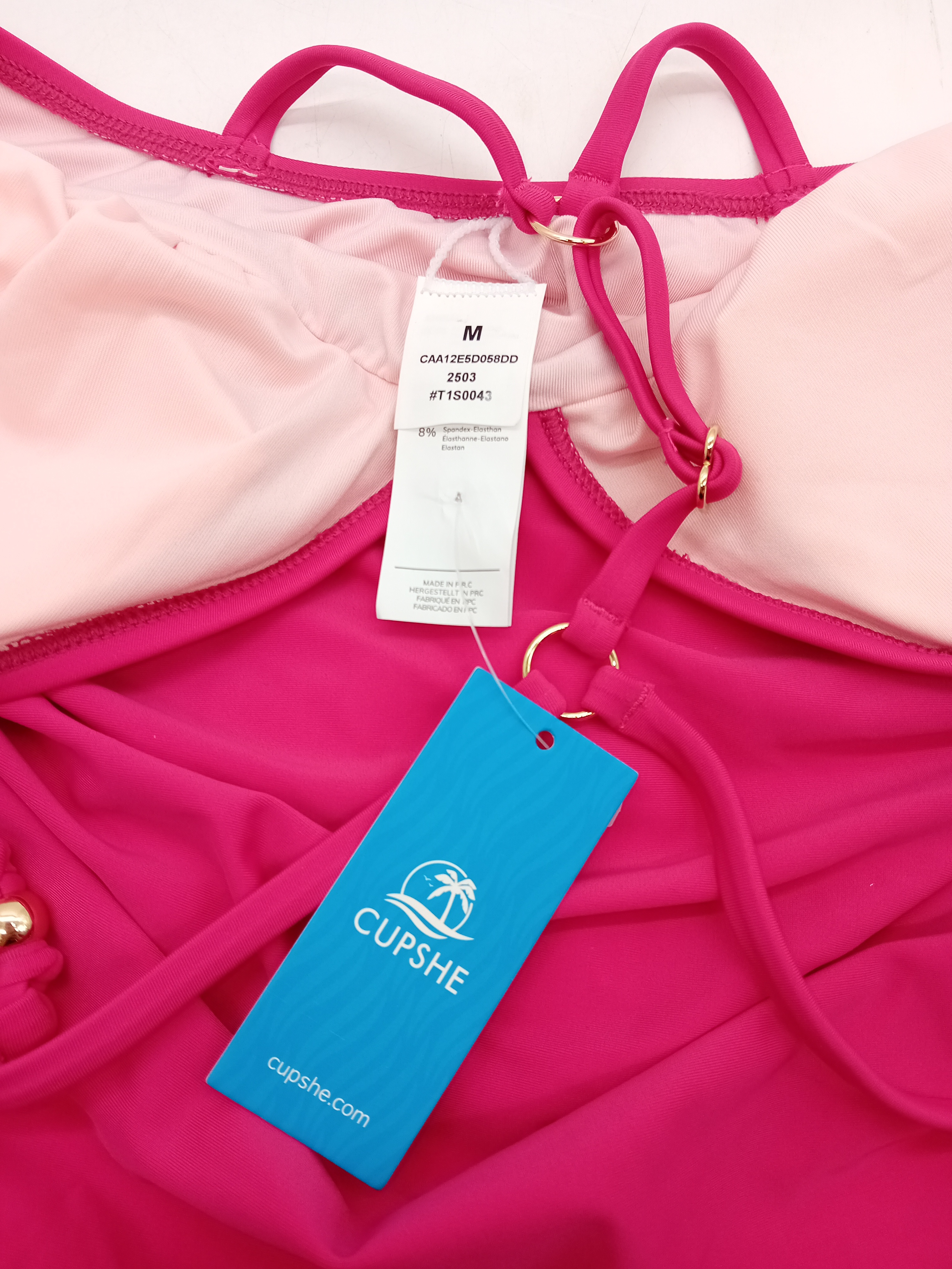 Maillot De Bain Une Pièce Rose Fuchsia