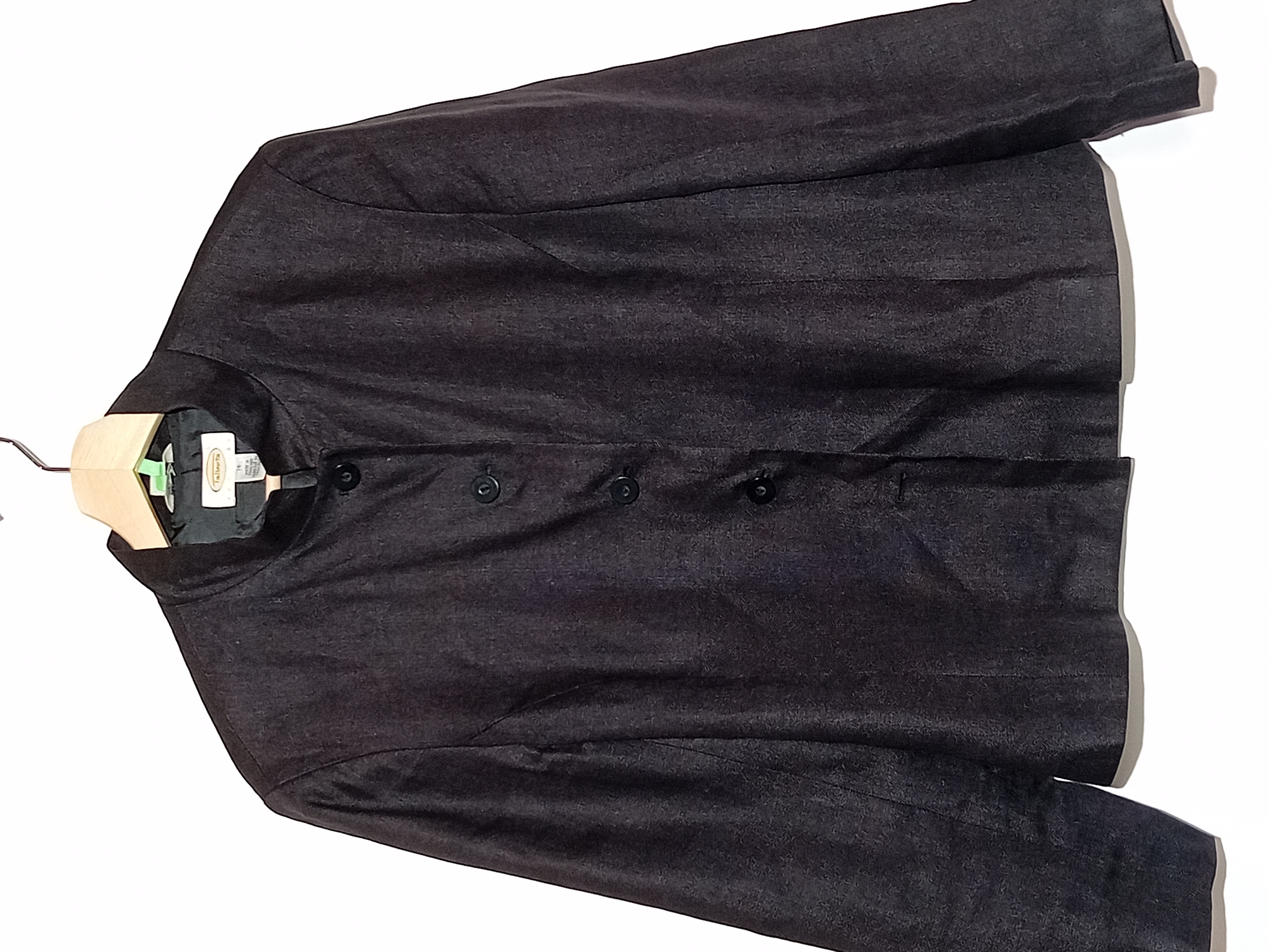 Veste En Lin Noire Talbots Xl